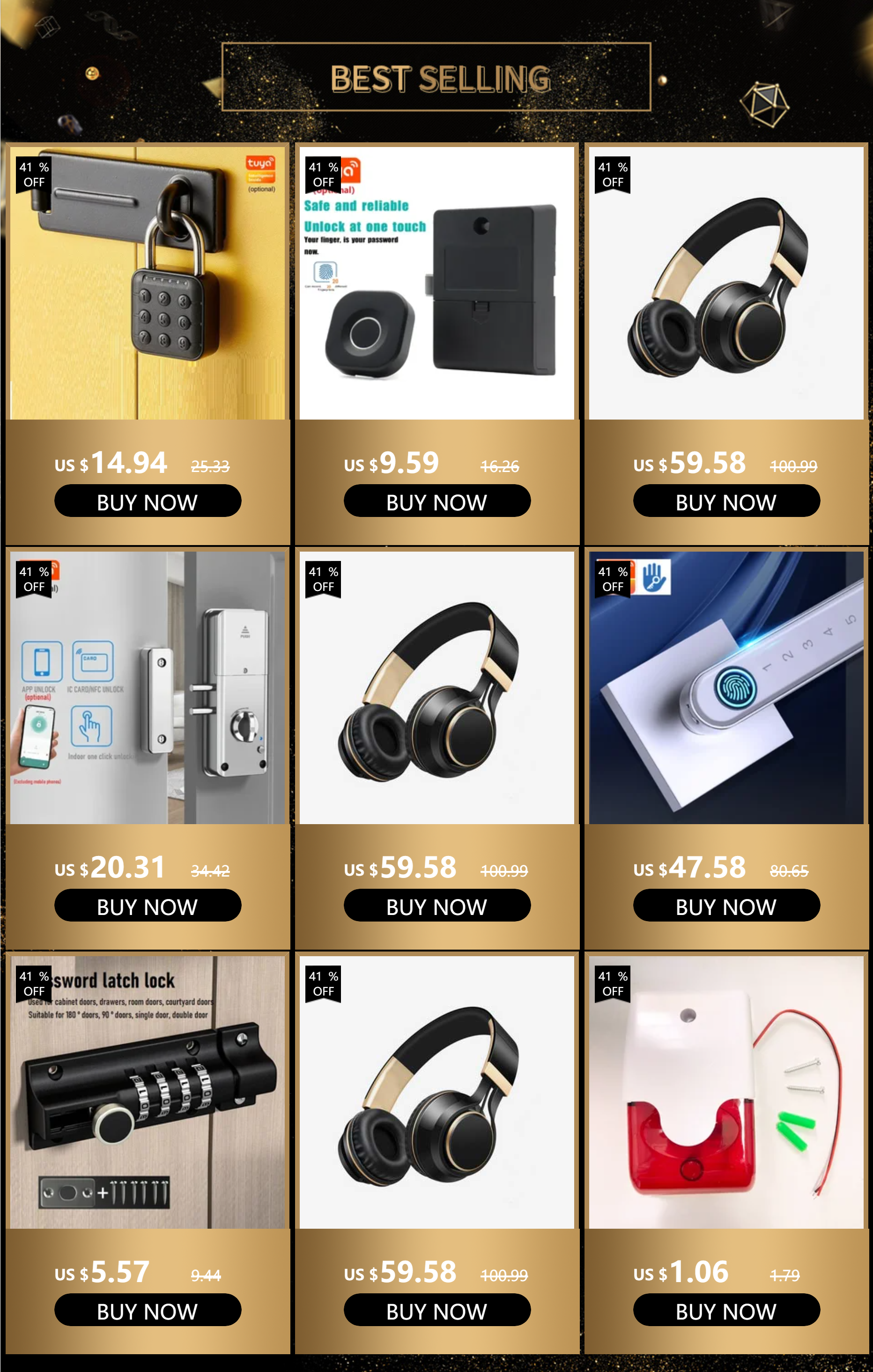 Cartão de senha, NFC Key, App Desbloqueio Remoto, Deadbolt Lock, Wi-Fi