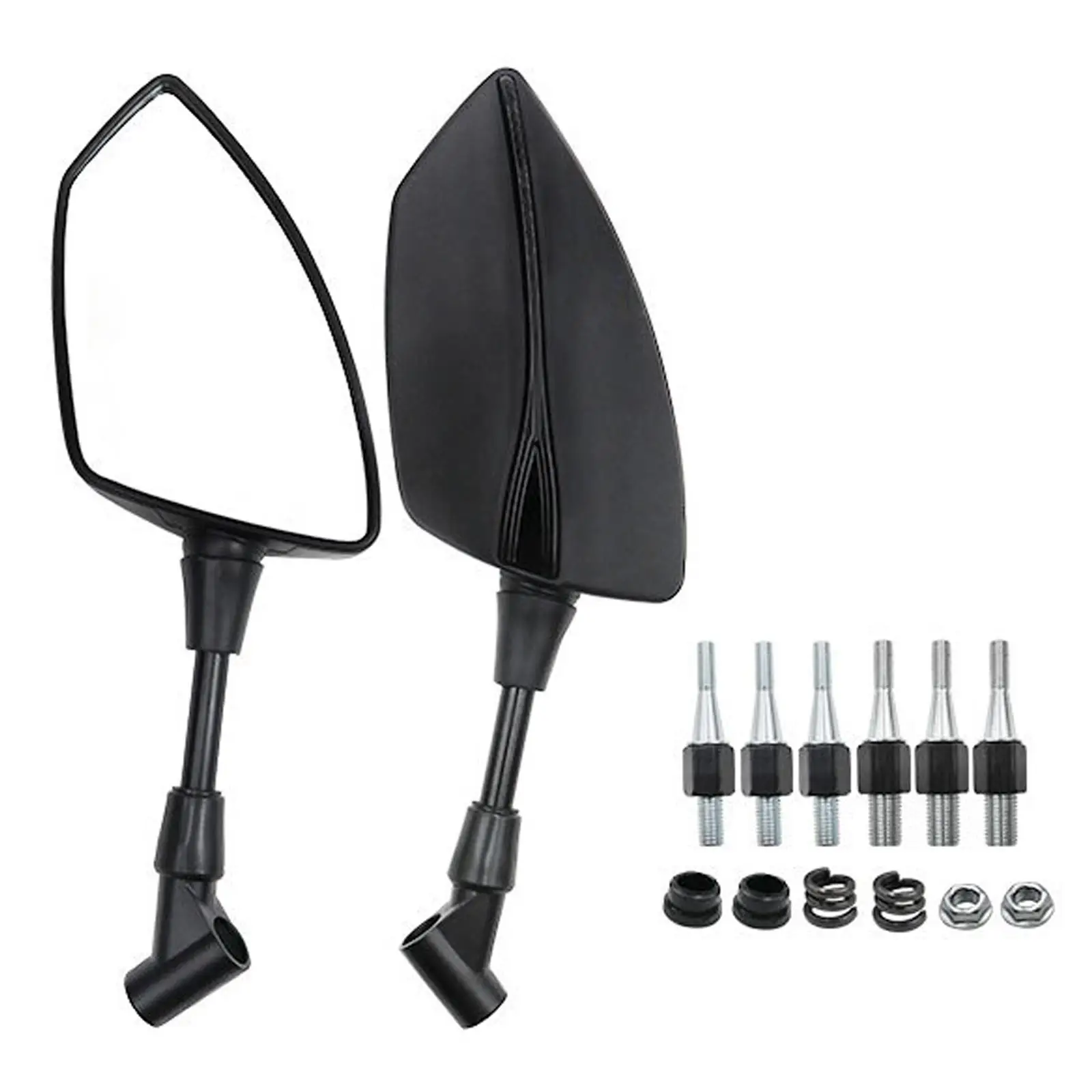 1 Set Motorcycle Rear View Mirrors Spare Parts Durable Accs Professional Replaces