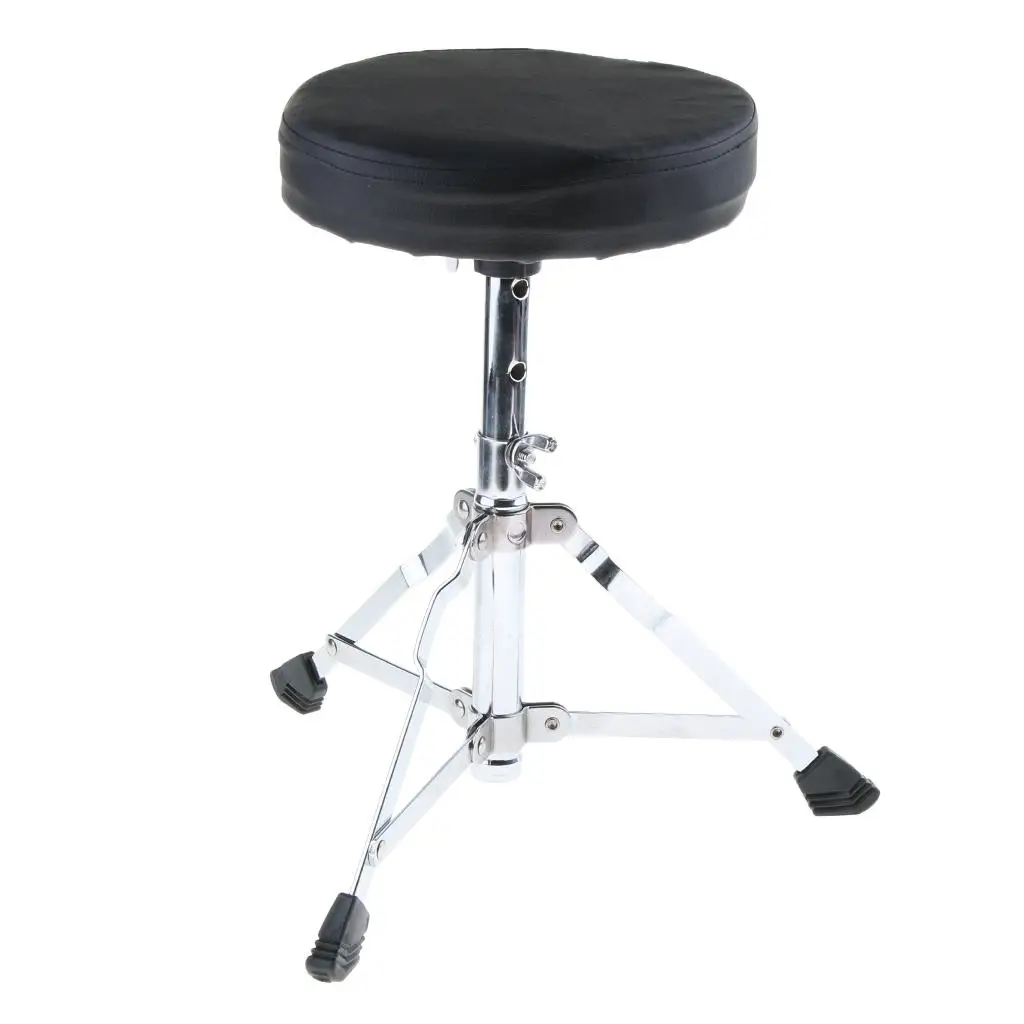 Adjustable Metal Padded Stool Stand Chair for Guitar Piano Drum Playing 