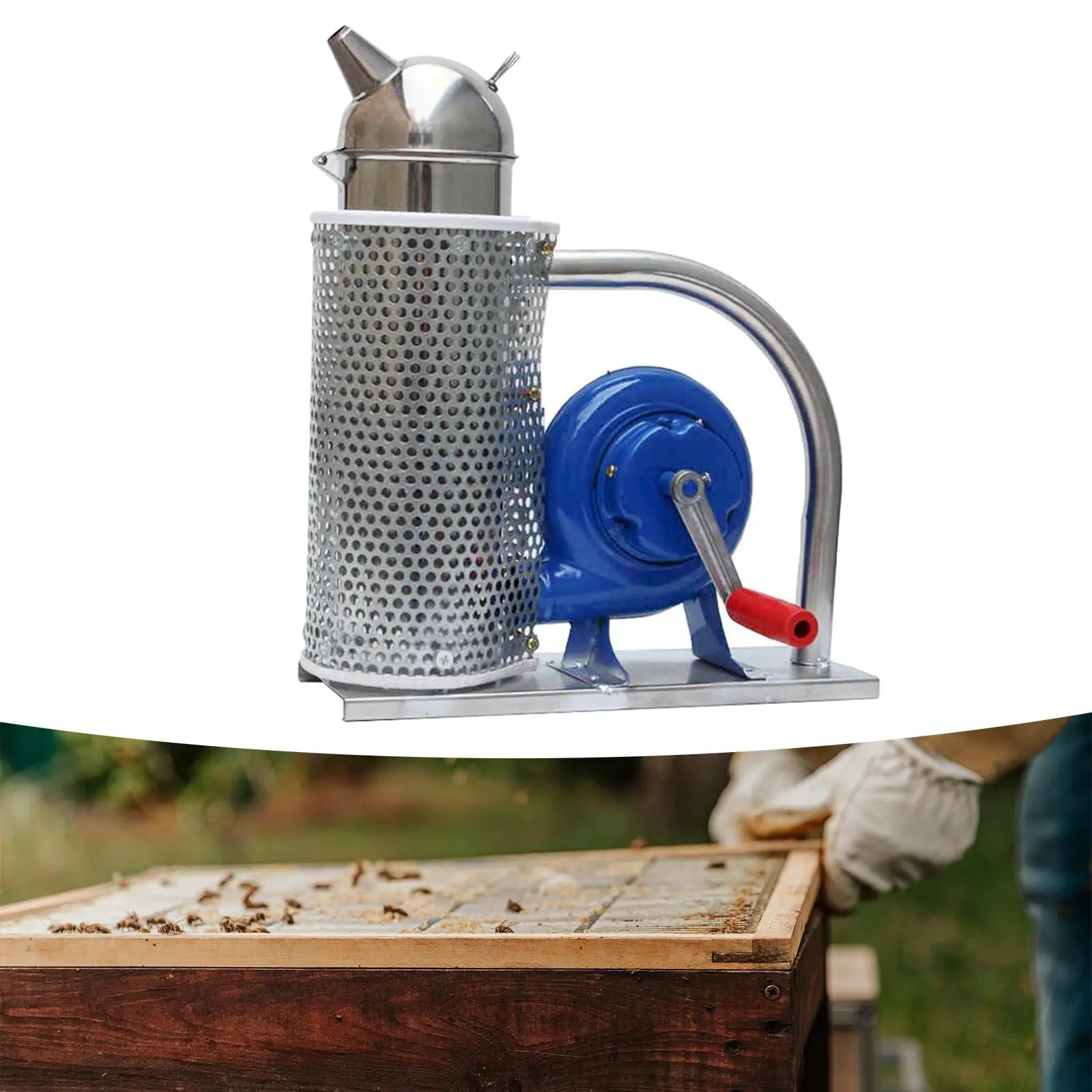 Bee  with Heat Protection Beekeeping Tool Fumigating Bees and Expelling Bees  Smoke Sprayer
