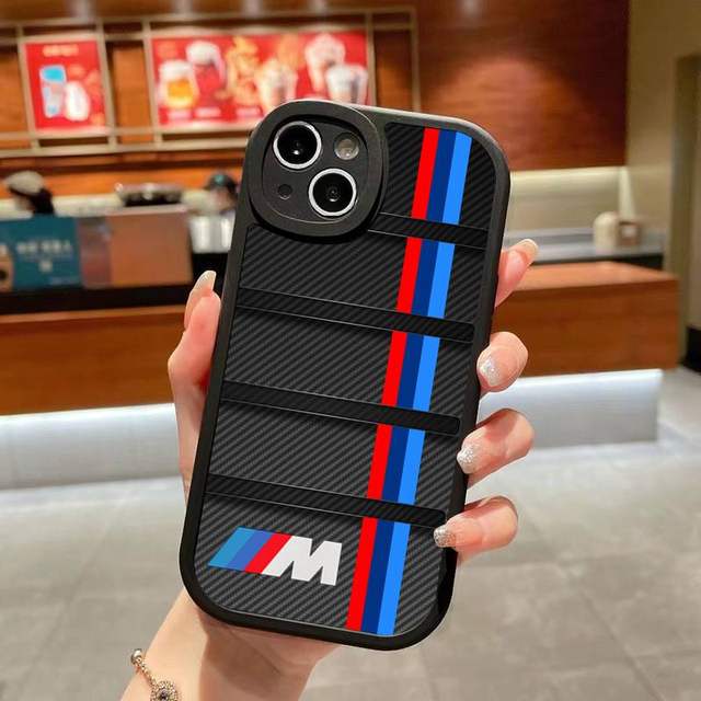 Red Blue Sports Car Design bmw Phone Case For Iphone 14 Plus 13 12