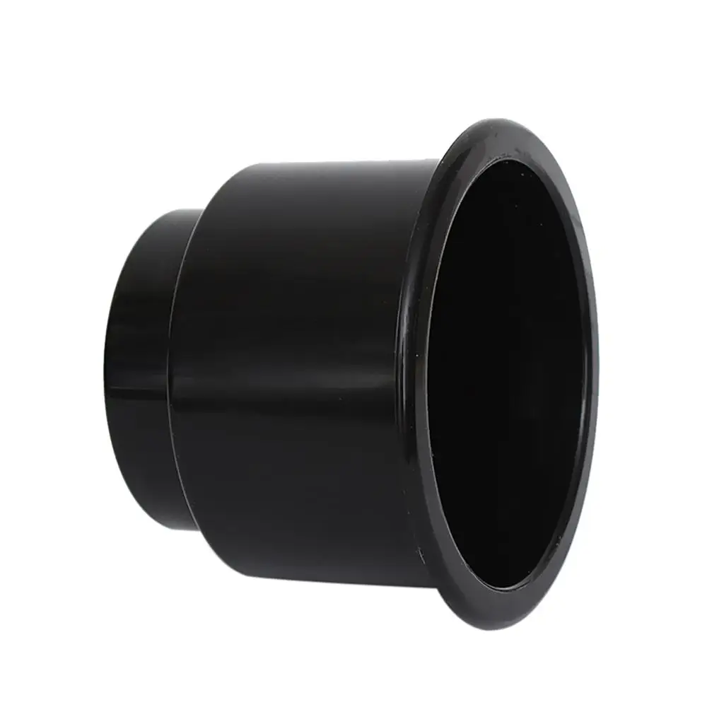 4x Black Center Hole Recessed Cup Drink Holder for Marine Boat Car RV