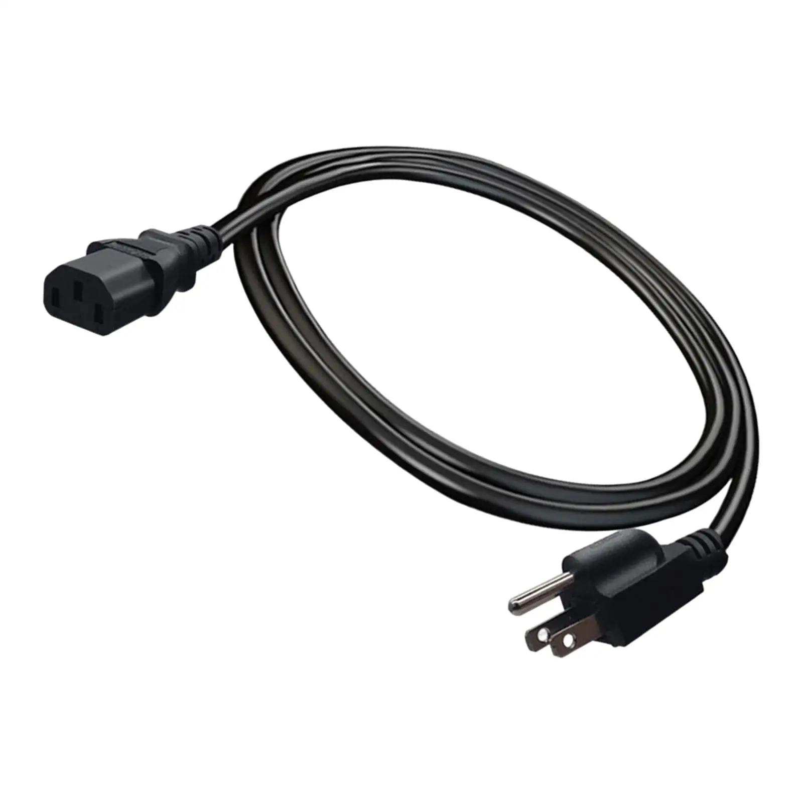 5-15P to IEC320 C13 Power Cord Connection Cable Multifunctional Universal 13A Adapter Cable for Computer Monitor