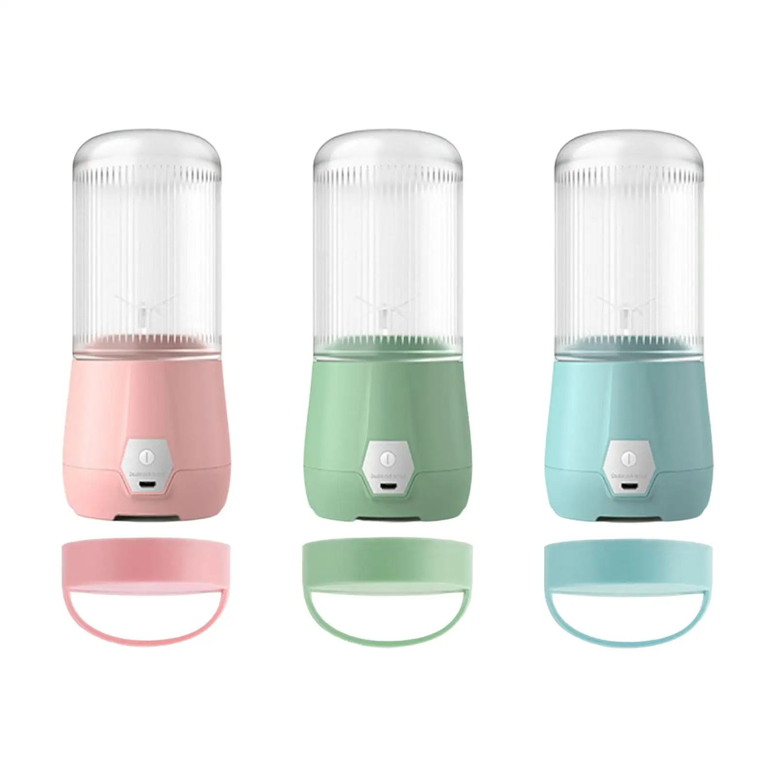 Portable Blender Juicer Cup Fruit Juice Mixer Machine Personal Size Blenders for Milk Shakes Travel Birthday Gift Kitchen