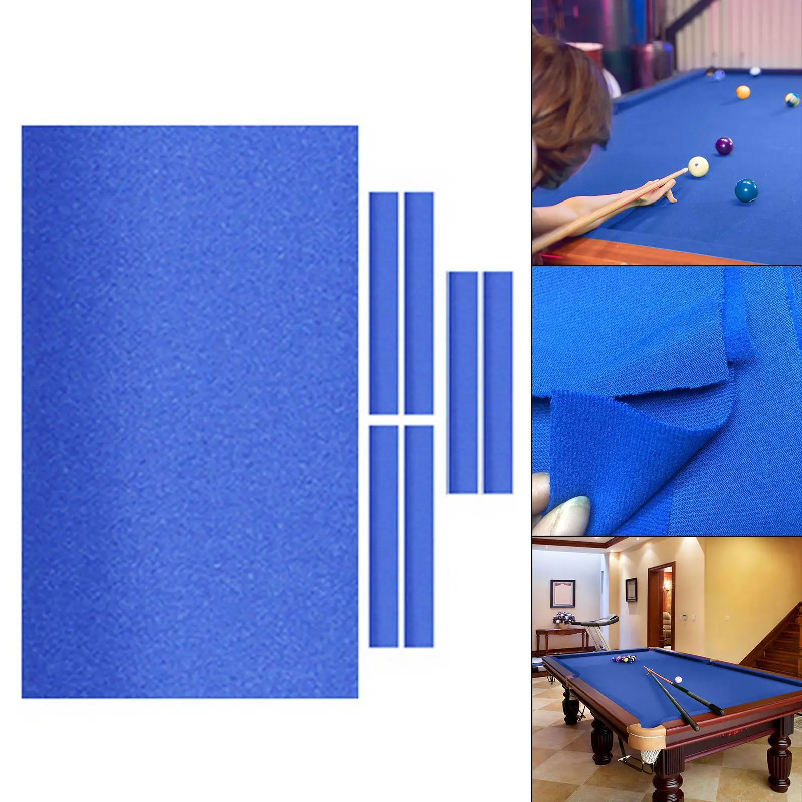 Professional Billiard Pool Table Cloth Mat Cover Felt Accessories 7/8/9 Ft Foot 
