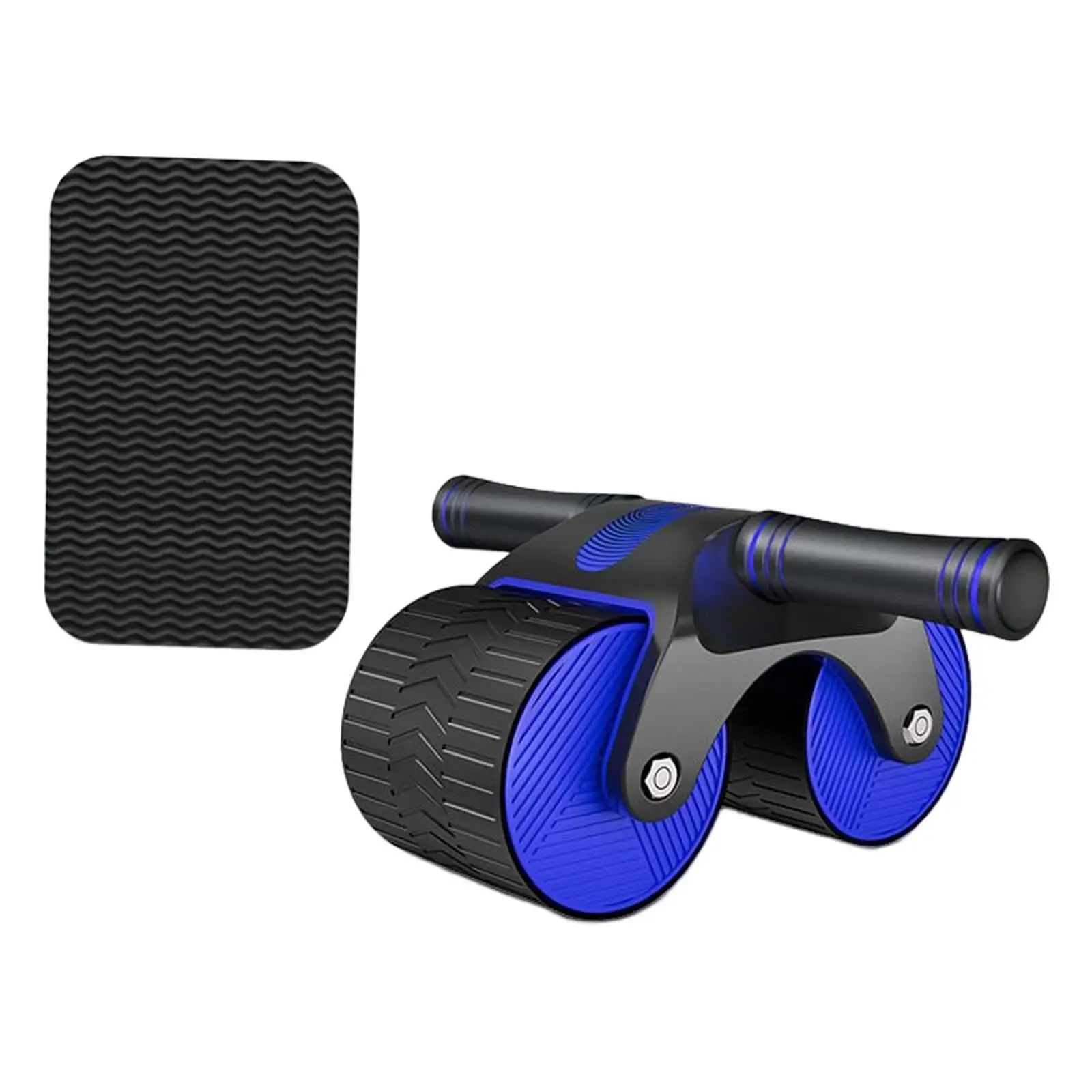 Automatic Abdominal Wheel Widen Low Noise Double Wheel Roller Wheel for Arms Training Gym