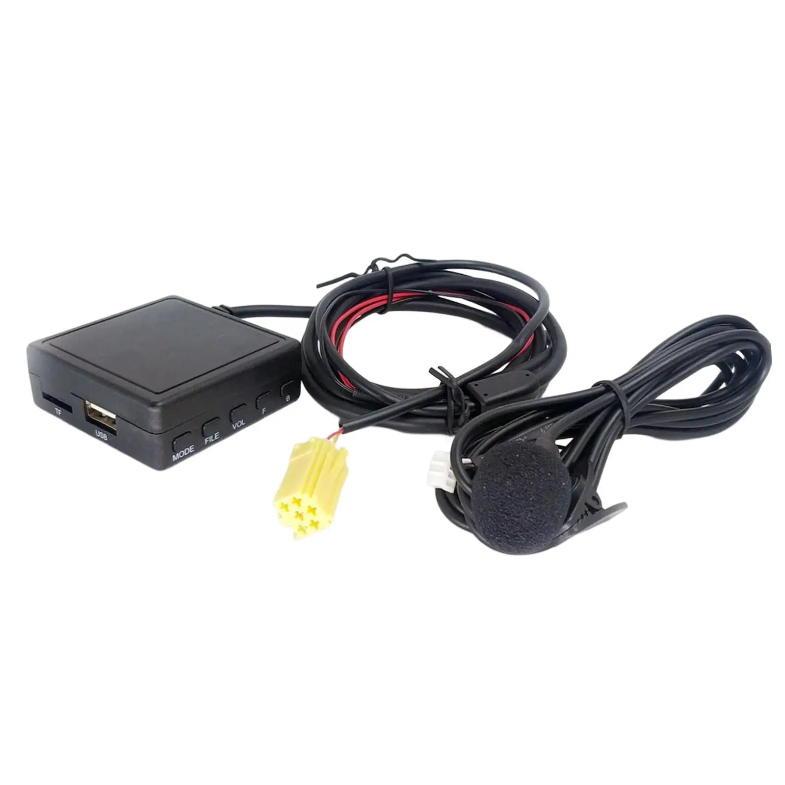 Music Receiver Adapter AUX Input 12V V5.0 Hands Free Microphone for 2007 - 2014 (Type 198)