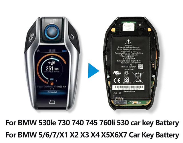 Amazon.co.jp: MKD35UP 交換 車のキーバッテリー BM-W 5系 6系GT