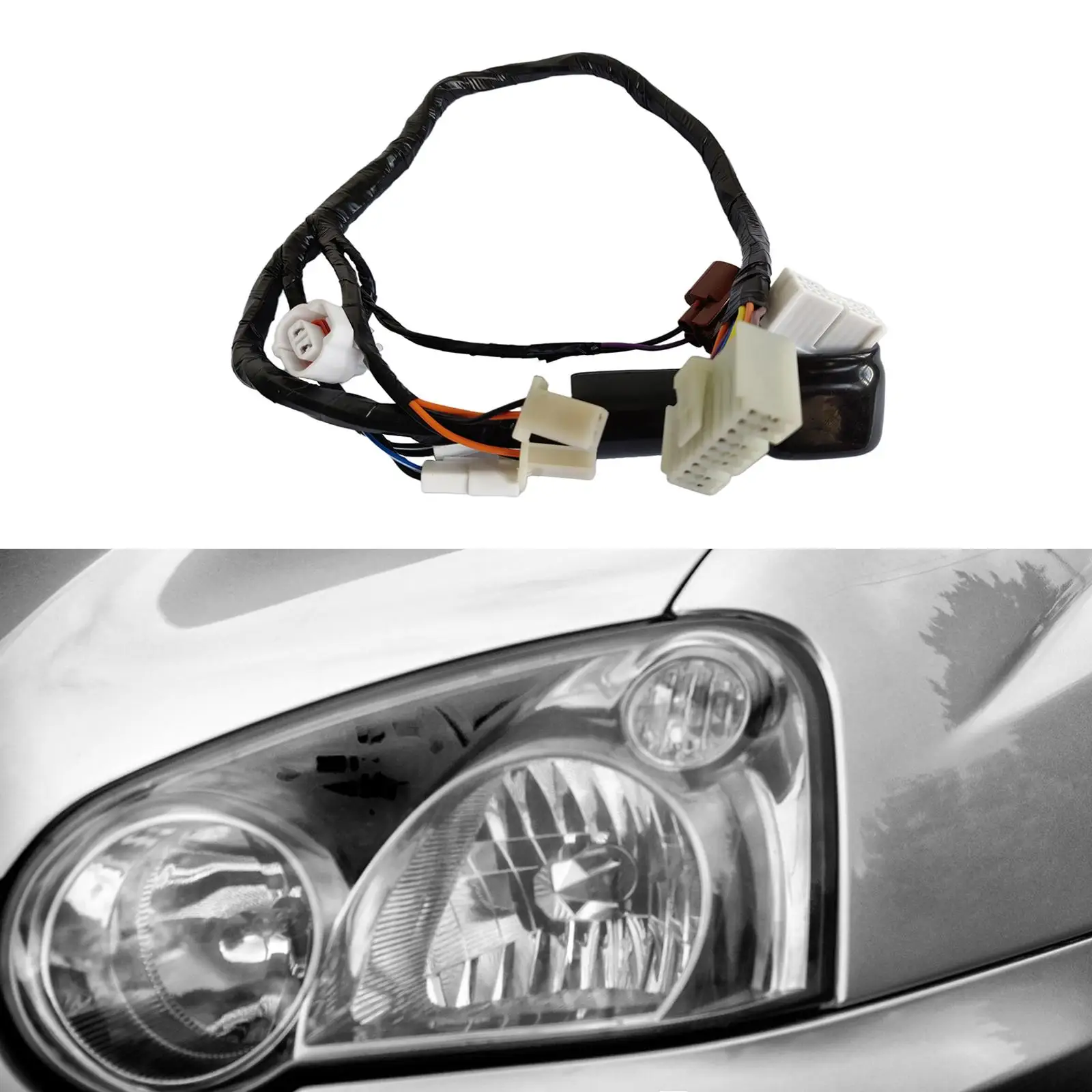 Headlight Wire Harness Set fits for Suzuki GSXR 1000 05-06 36620-41G00, High Performance