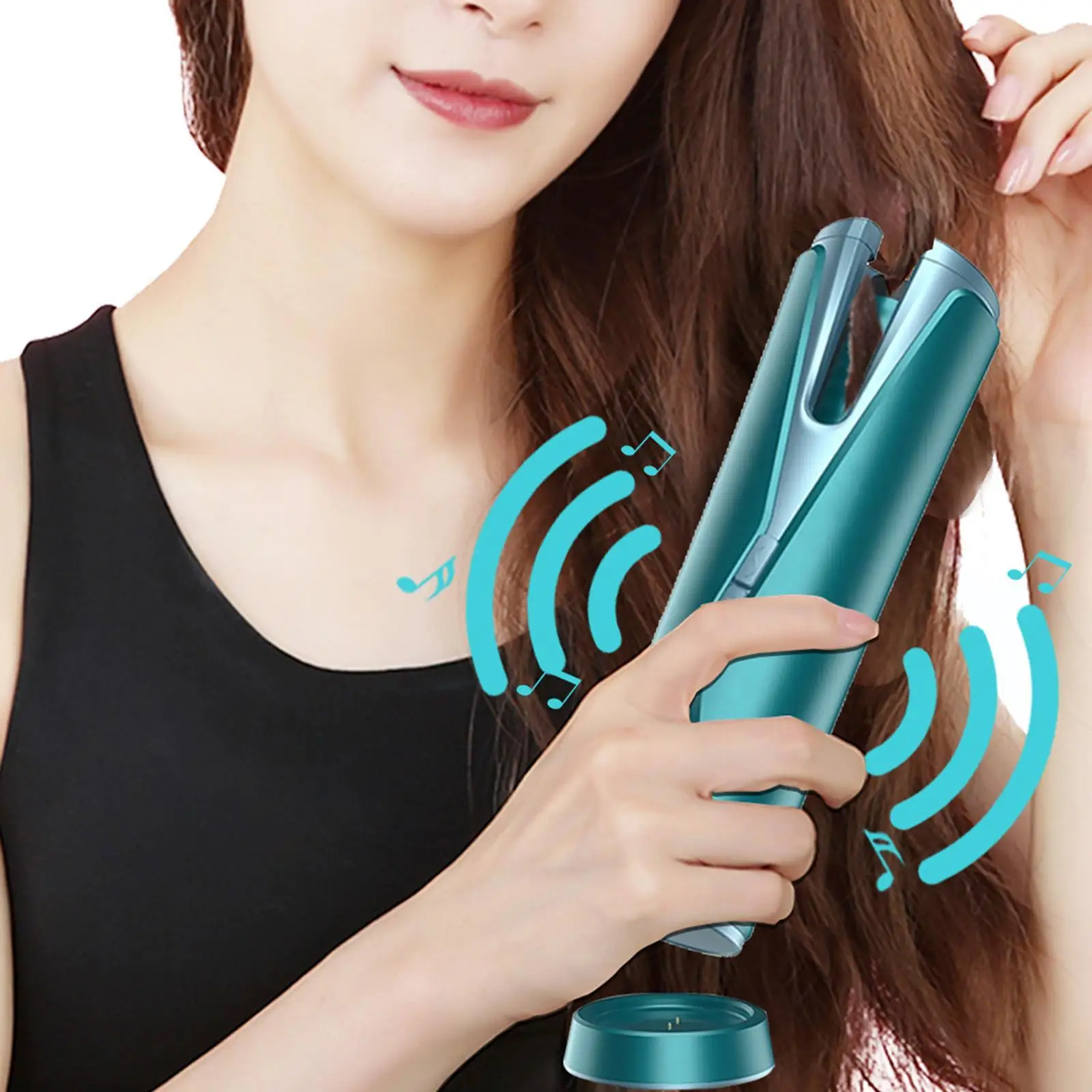 Cordless Automatic Curler Adjustable for Hair Waver Styling