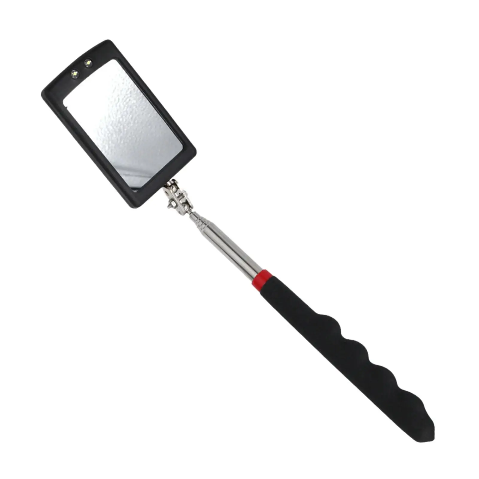 Inspection Mirror Telescoping with Light for Mouth Small Parts Observation