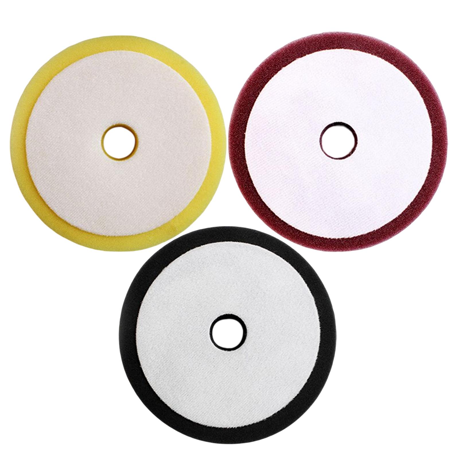 3x 7inch Car Buffing Polishing Pads Enhances High Gloss Buffing Waxing for Car Buffer Polisher Polishing Cleaning Sanding