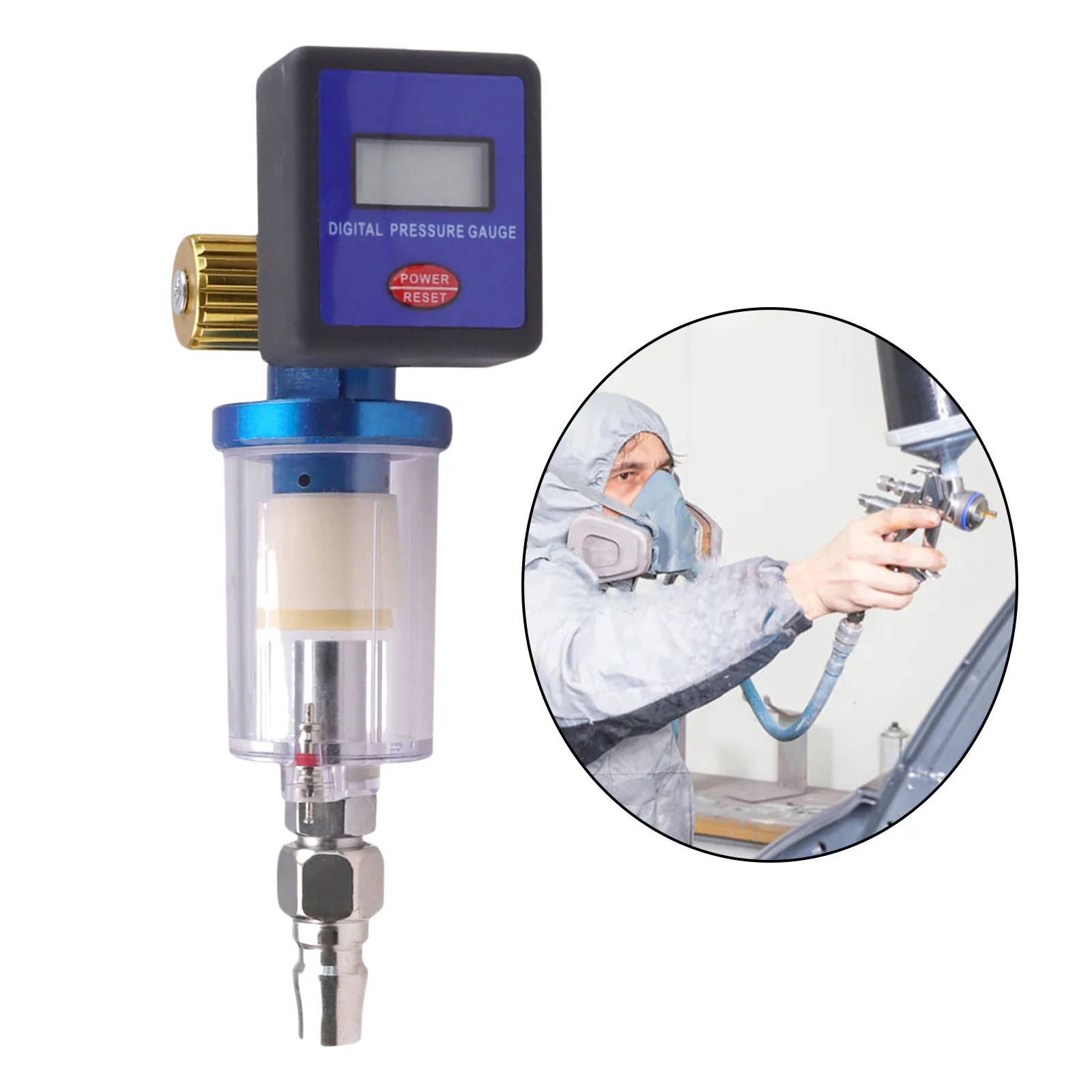  Pressure Regulator Filter Water Separator  Tool for  Compressor