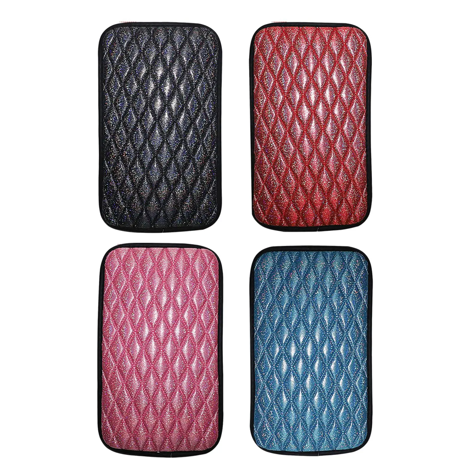 Car Armrest Pad Covers Center Console Armrest Cushion Cover Universal Car Armrest Box Pads for Minivans Vehicle RV Van SUV