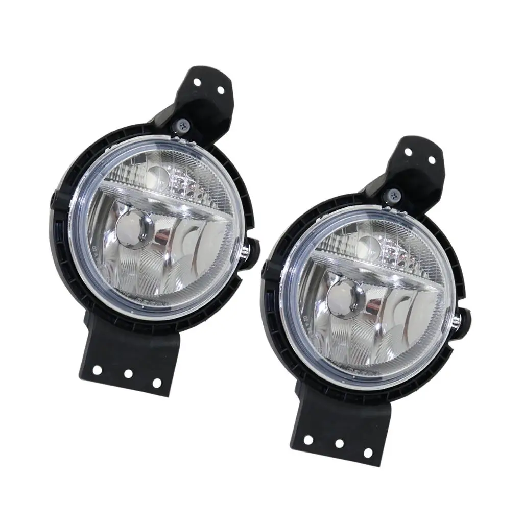 2Pcs Daytime Running Lights Fog Lamp Replacement for MINI Cooper R55 R56 R57 Durable