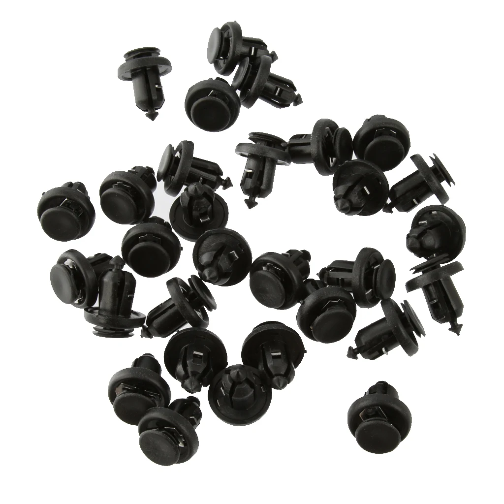 30x Push Type Bumper Clips Retrainer 91506 S9a 003 Mounting Elets For