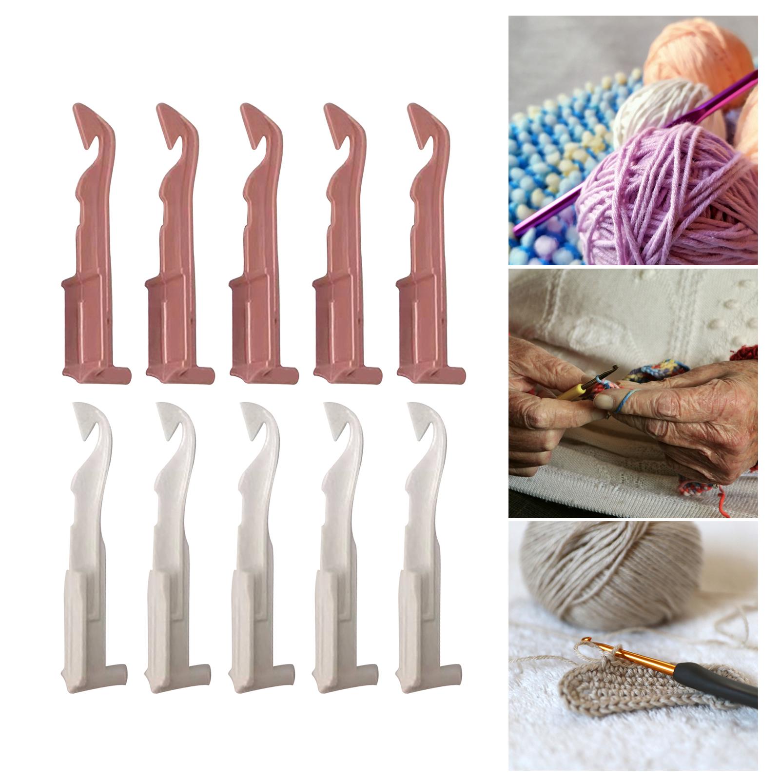Kit De 9 Crochets à Tricoter - Tailles 2,5 Mm à 6 Mm - Poignées Ergonomiques En Silicone