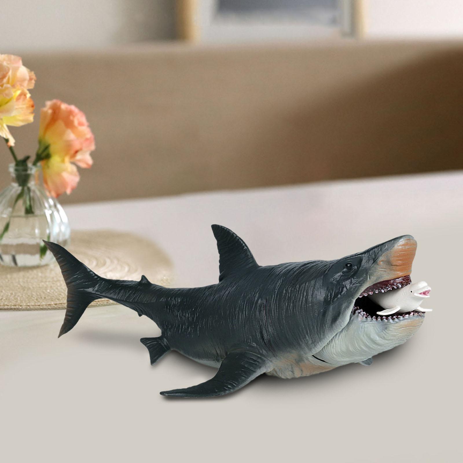 Shark Figure Megalodon Model Creature Animal Shark Toy for Party Favors Boys