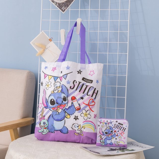 Disney Lilo e Stitch Maui-Borsa della Spesa Shopping Bag, Rosa, 34 x 40 cm  : : Casa e cucina