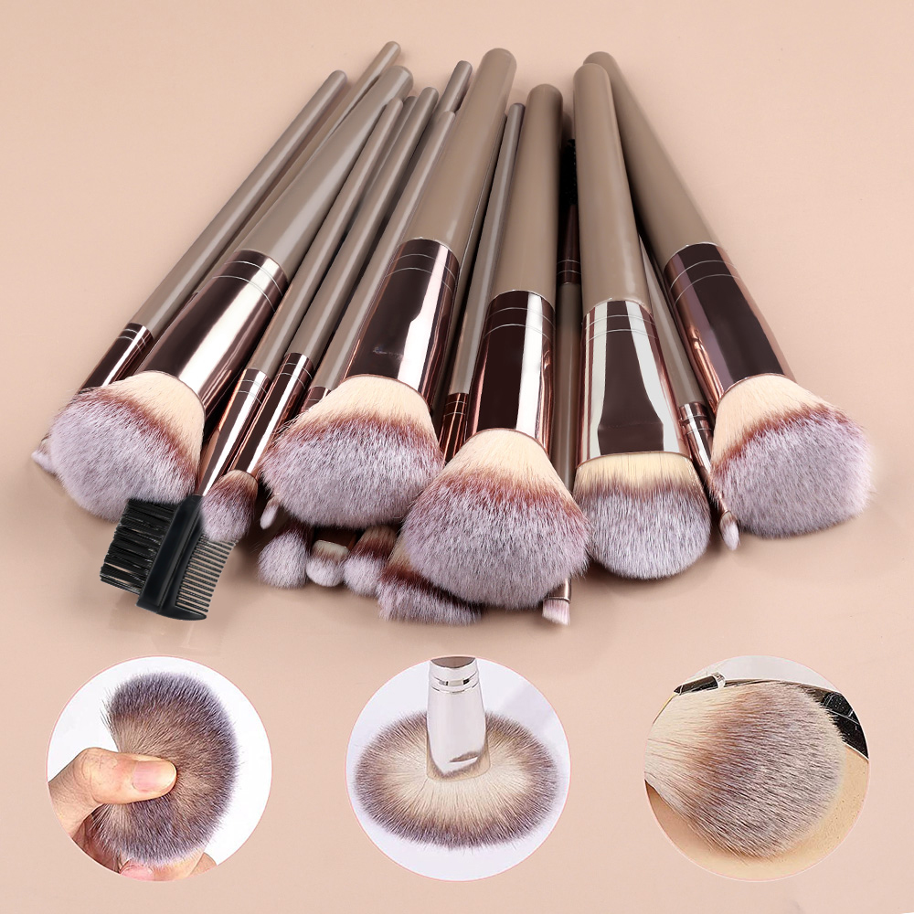 Best of 3 / 20Pcs Makeup Brushes Set Super Fluffy Loose Powder Brush Eyeshadow Blush Foundation Women Cosmetic Blending Brush Beauty Tools Reviews & Tips - Image 3