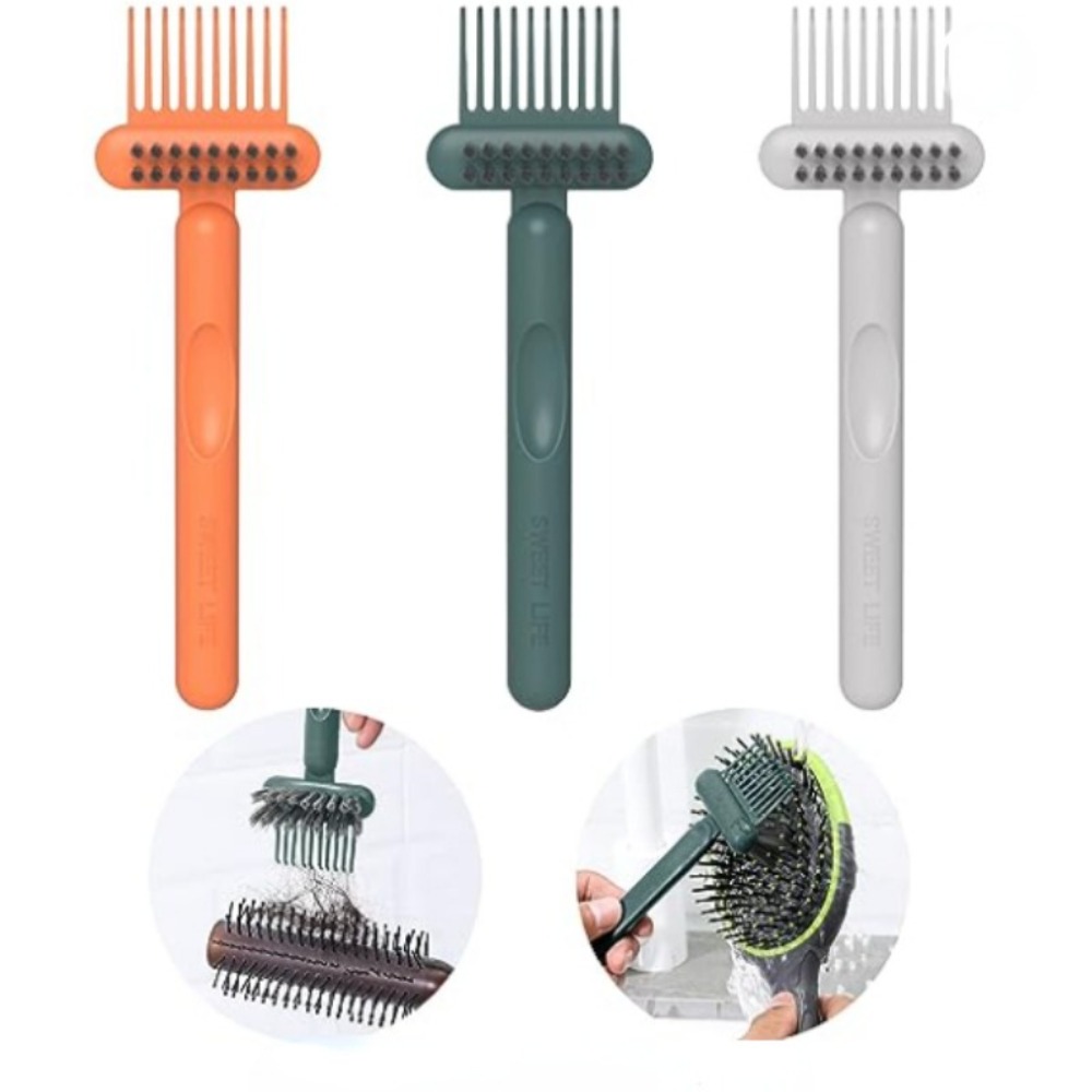 Best of 2In1 Hairbrush Cleaner Rake Comb Cleaning Brush Embedded Tool Mini Hair Dirt Remover For Removing Hair Dust Home Styling Tools Reviews & Tips