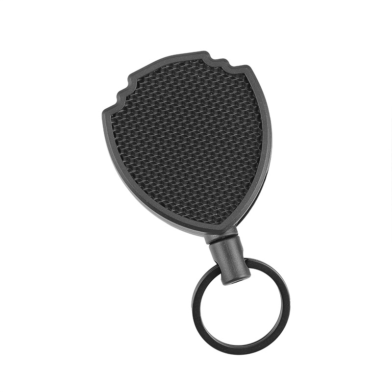 Einziehbarer Schlüsselanhänger, einziehbarer Ausweishalter, Rollenclip, Ausweishalter mit Gürtelclip, Anti-Verlust-Schlüssel, Kartenhalter – Detail 6