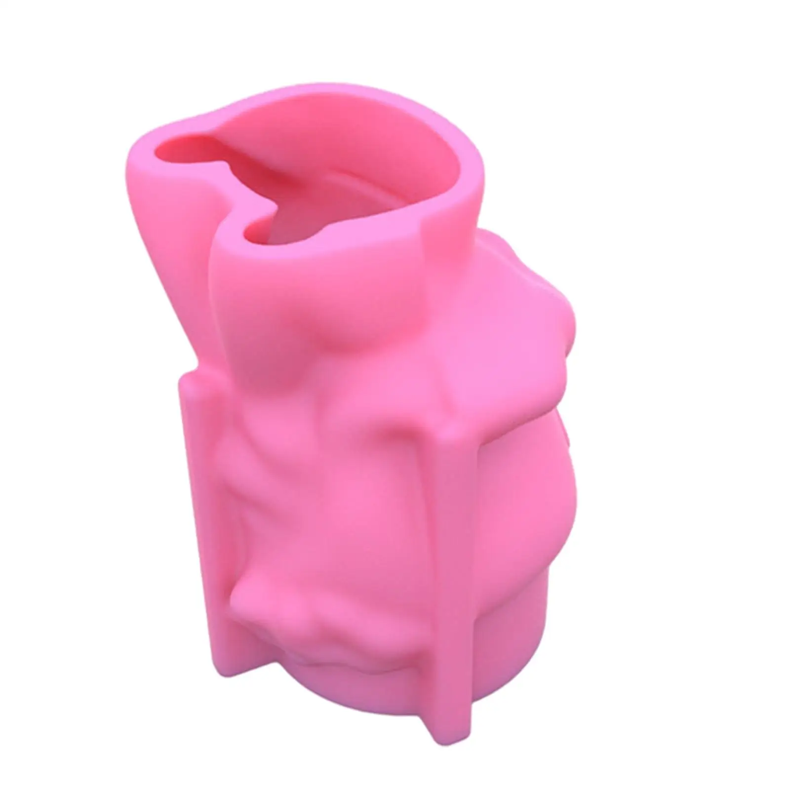 Cute Girl Silicone Mold Epoxy Resin Casting Flower Pot Mould Concrete Vase Succulent Pot Pen Holder Mold Chocolate Cookie Decor