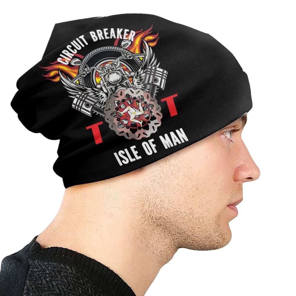 Benutzerdefinierte Isle Of Man TT Skullies Beanies Caps Cool Winter Warm Frauen Männer Stricken Hut Unisex Erwachsene Motorrad Motorhaube Hüte – Detail 24