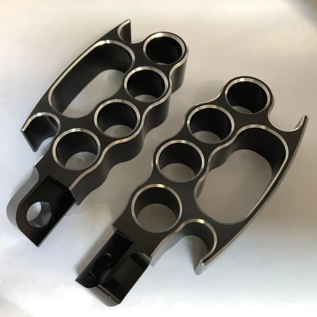 2 Pieces Highway Flying Knuckle Foot Pegs Footpegs for XL 