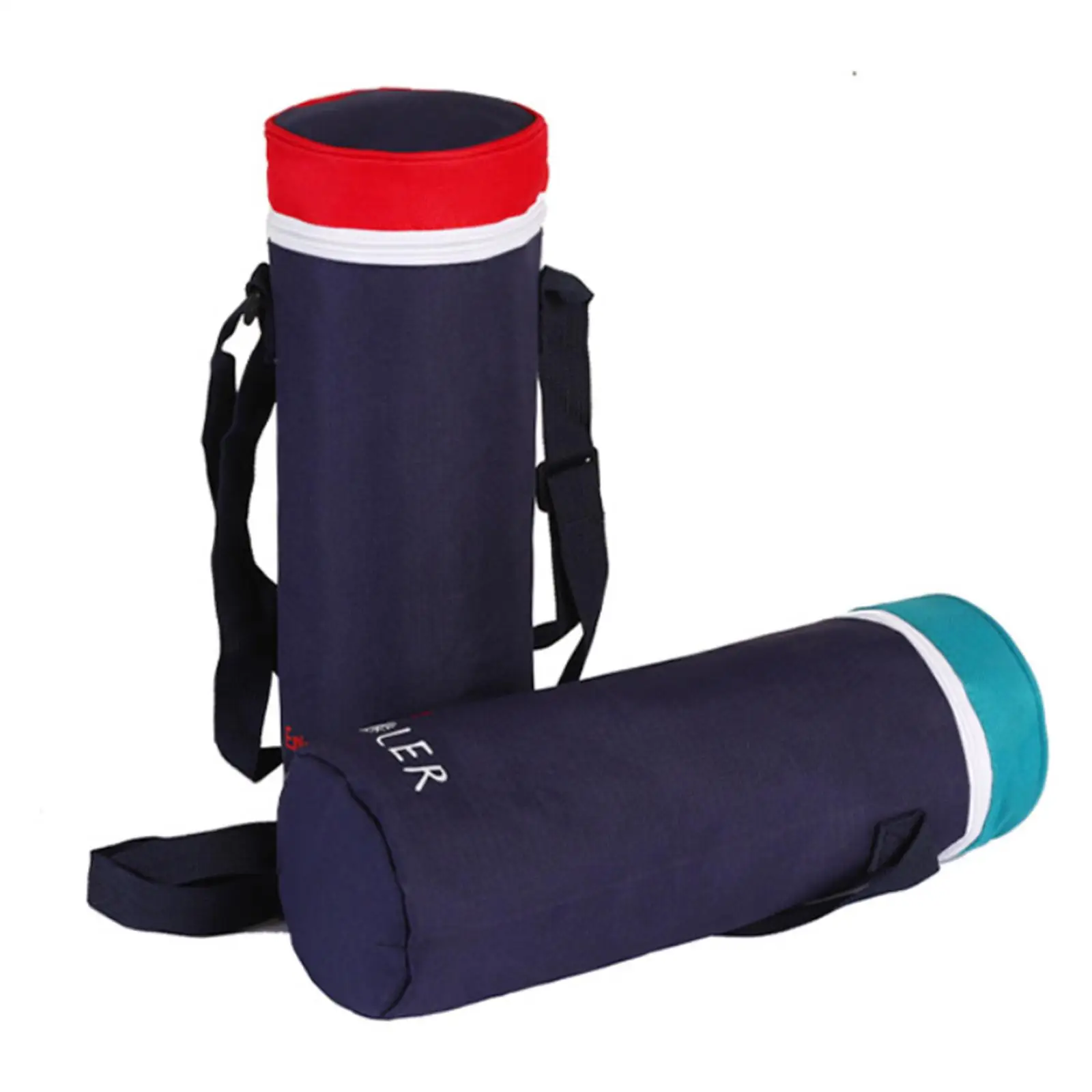 Cooler Bag Insulated Water Bottle Carrier Bag, with Adjustable Strap Bottle Sleeve Cover Waterproof Drink Tote Bag for Travel