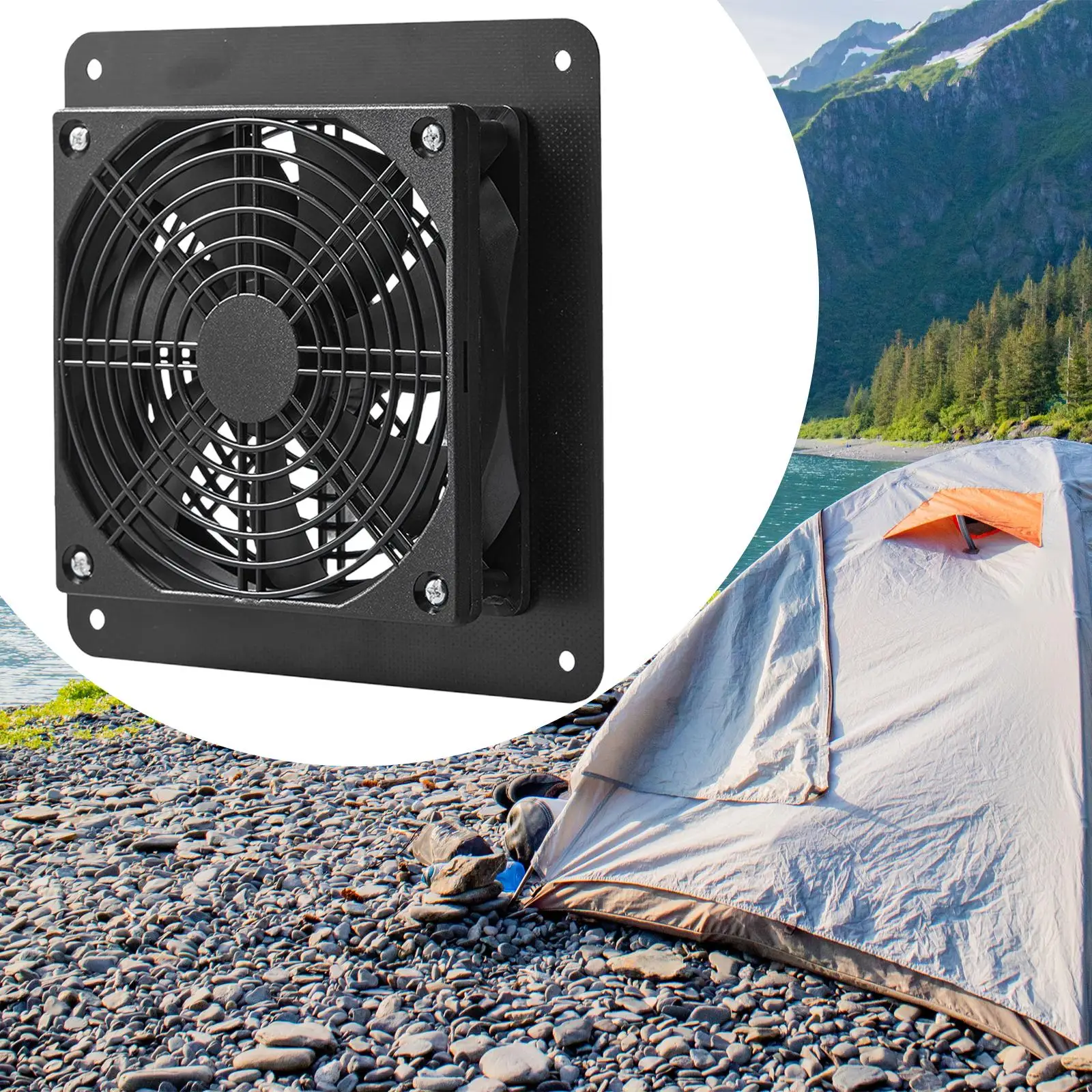 Ventilator Fans Portable Square Blower Free Energy for Sheds Office