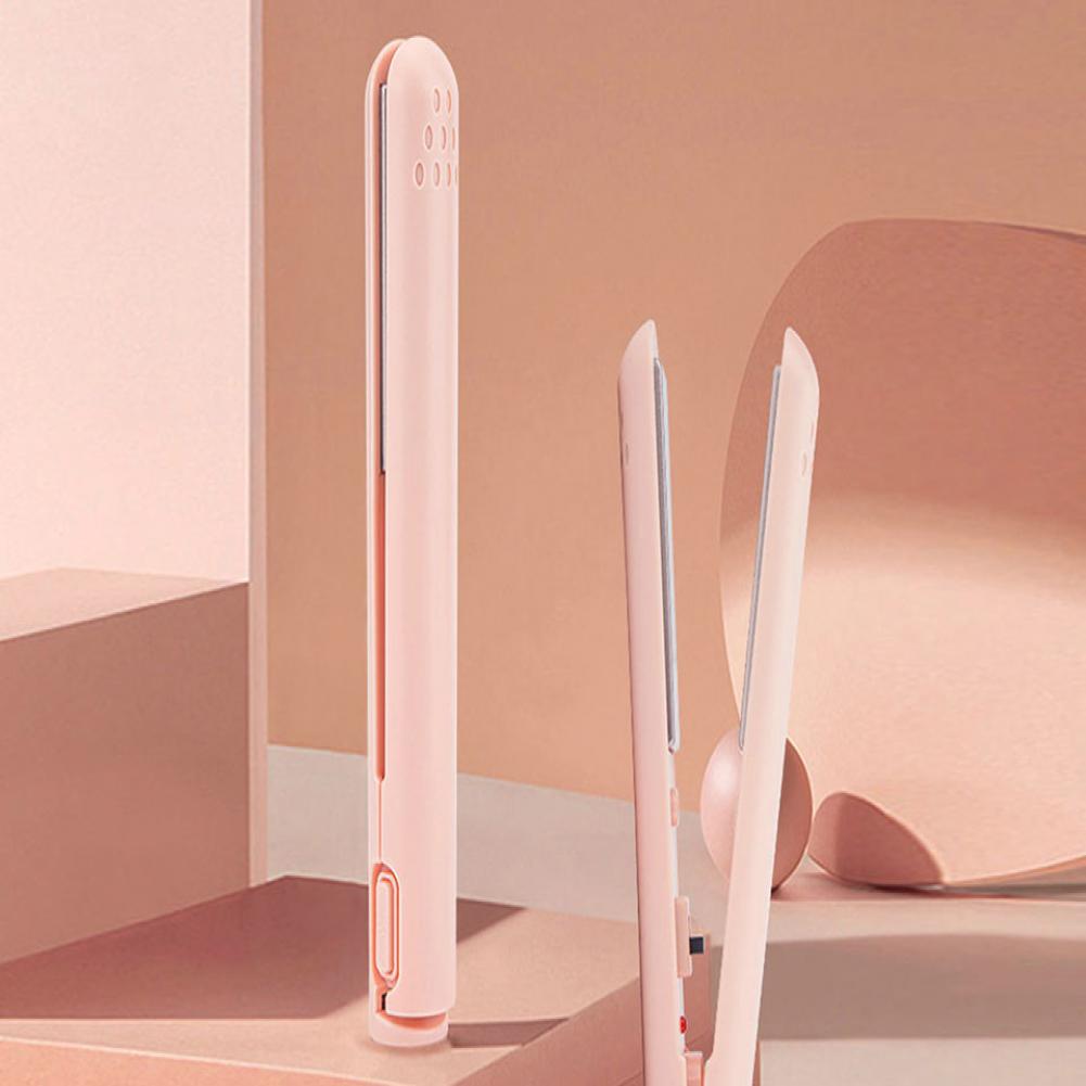 Description Picture 5 of itemWireless Hair Straightener Portable Rechargeable Usb Mini Curling Iron Dual-use Hair Styler for Safe Smooth Travel-friendly Hair