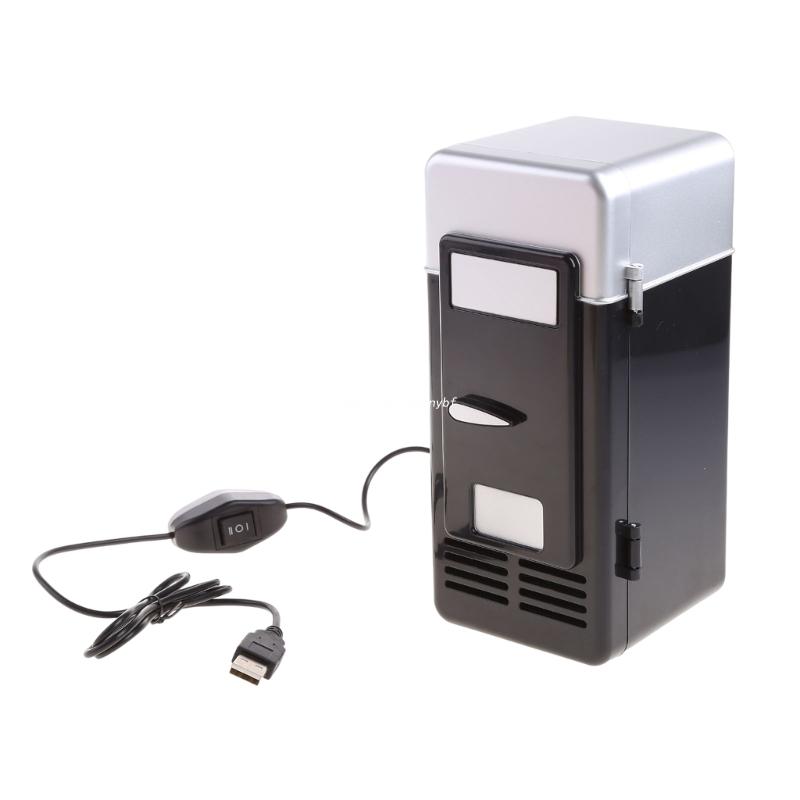 Title 2, Mini geladeira usb com luz led, refrigerador pa...