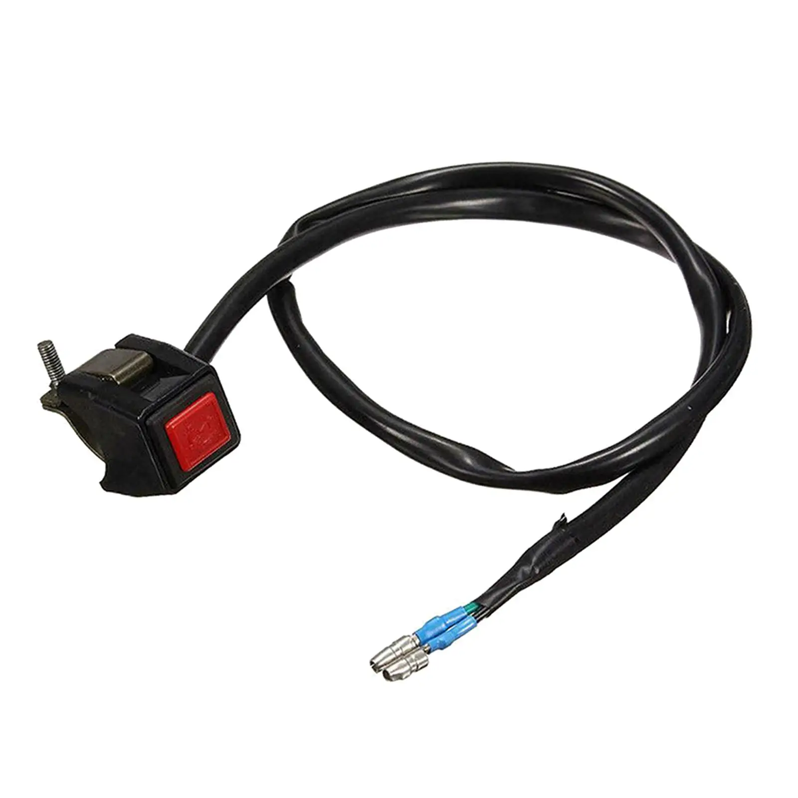 Motorcycle Handlebar Horn Switch Line Length 12cm Double Line Replaces Horn Button Professional Motorbike Stop Switch Universal