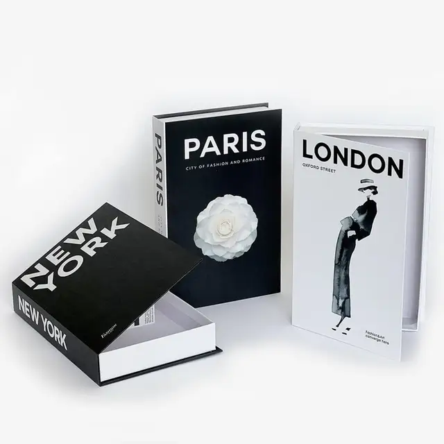 London Paris New York Decor | Book Decorative Paris | Home Decor 