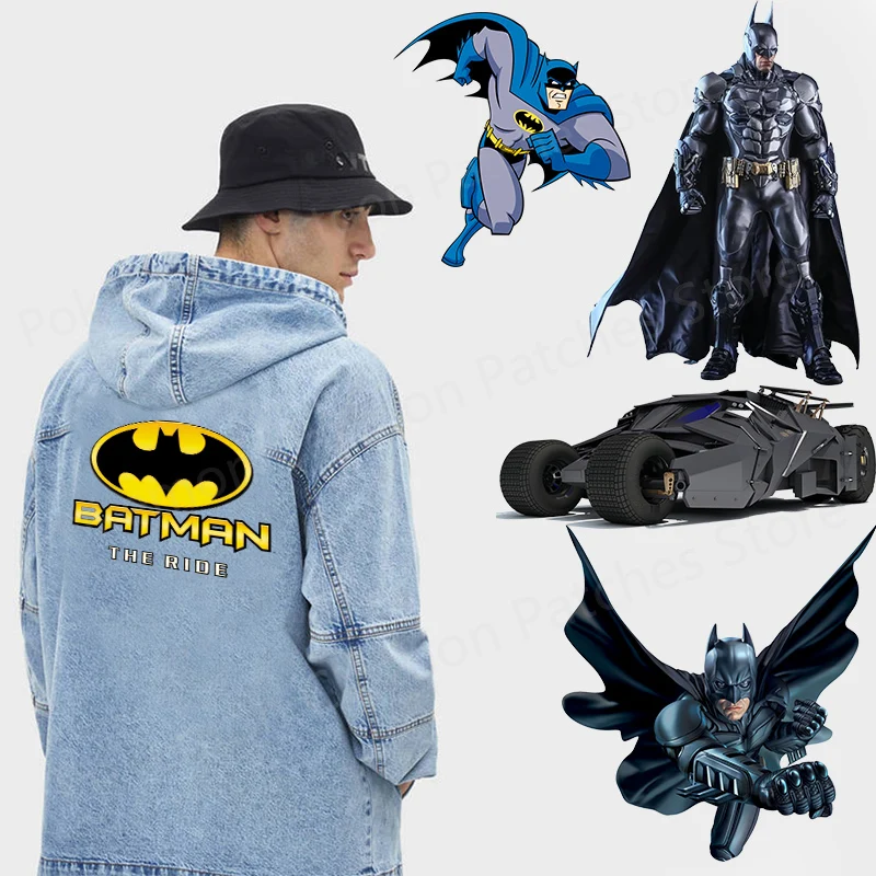 Película de Batman para planchar ropa, accesorio de ropa, transferencia  térmica, impresión térmica en la etiqueta engomada de la camiseta, regalo|  | - AliExpress