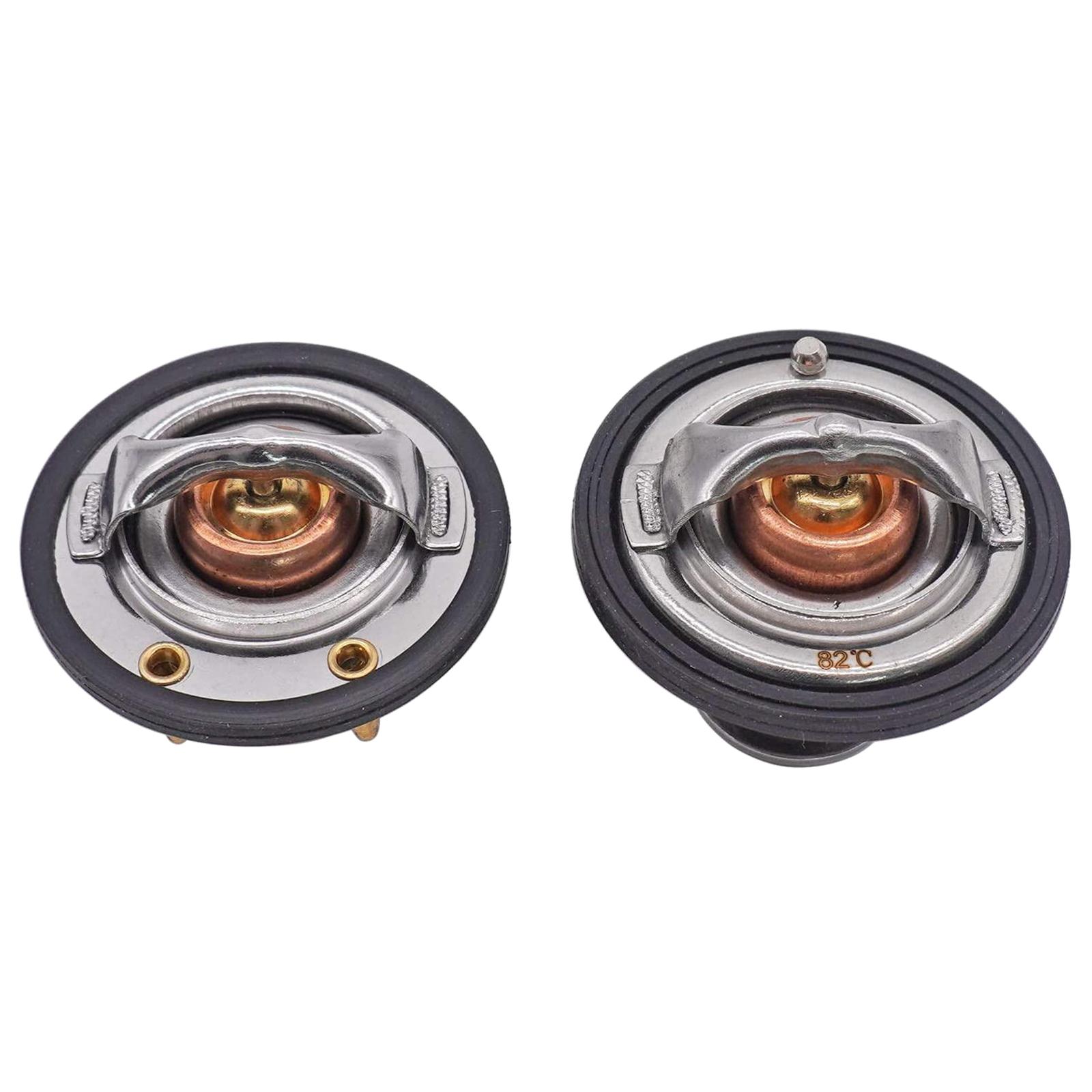 2Pcs 97241129 Housing Assembly Engine Coolant Thermostat 97241130 Fits for Chevrolet  3500 Classic 2007 V8 6.6L