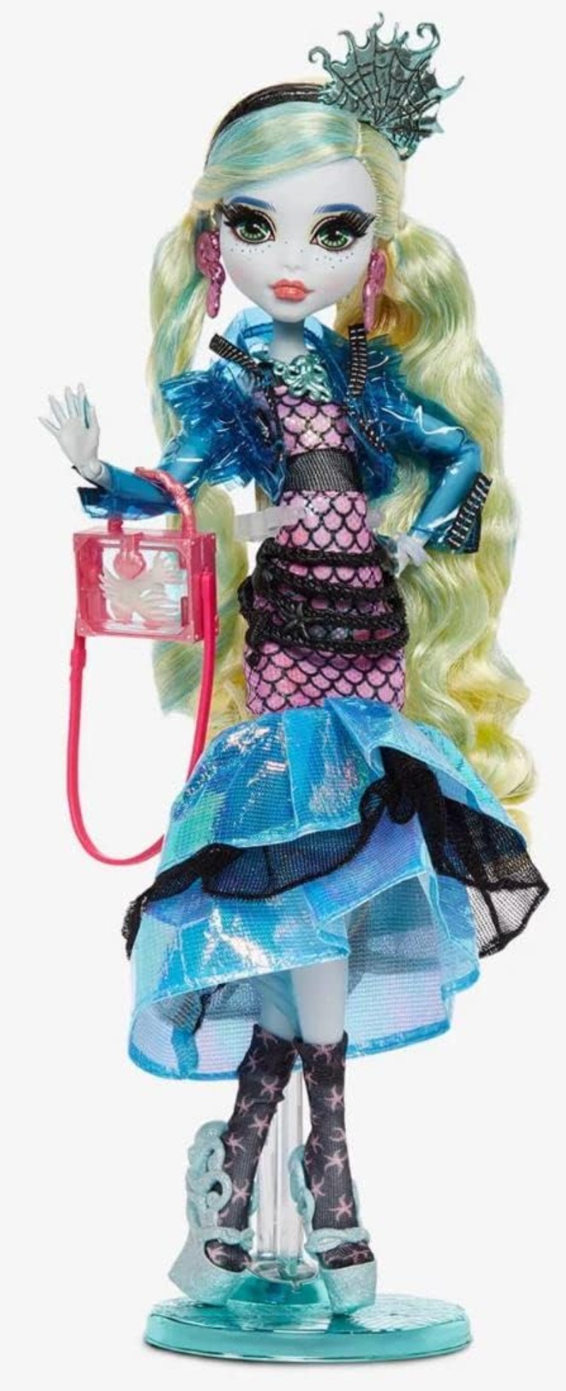 Новая кукла-сюрприз Monster High Haunt Couture 2022 дюйма, отдельно синяя  Коллекционная кукла ограниченного выпуска