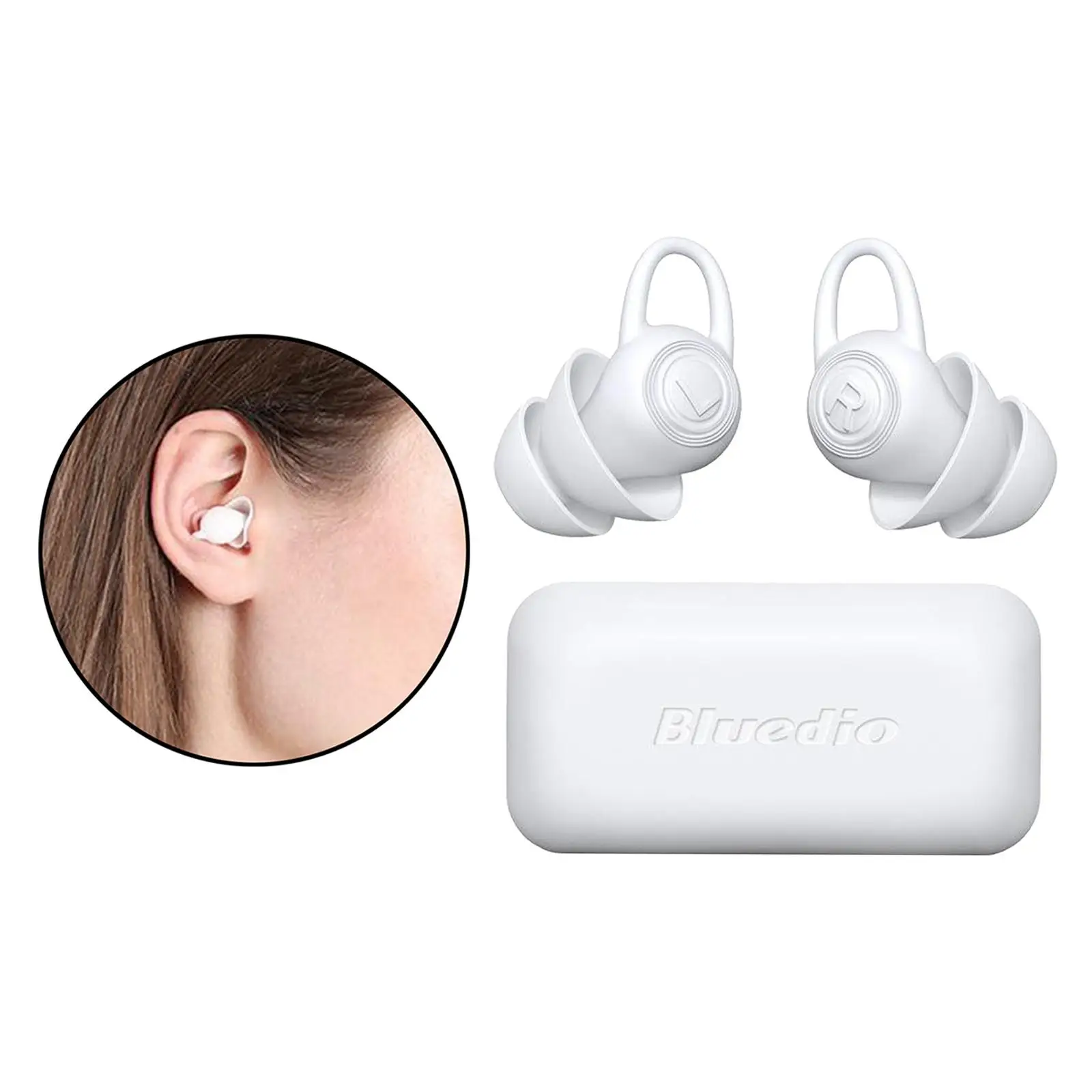 1 Pair Silicone Ear Noise Cancelling for Sleeping Swimming Concerts