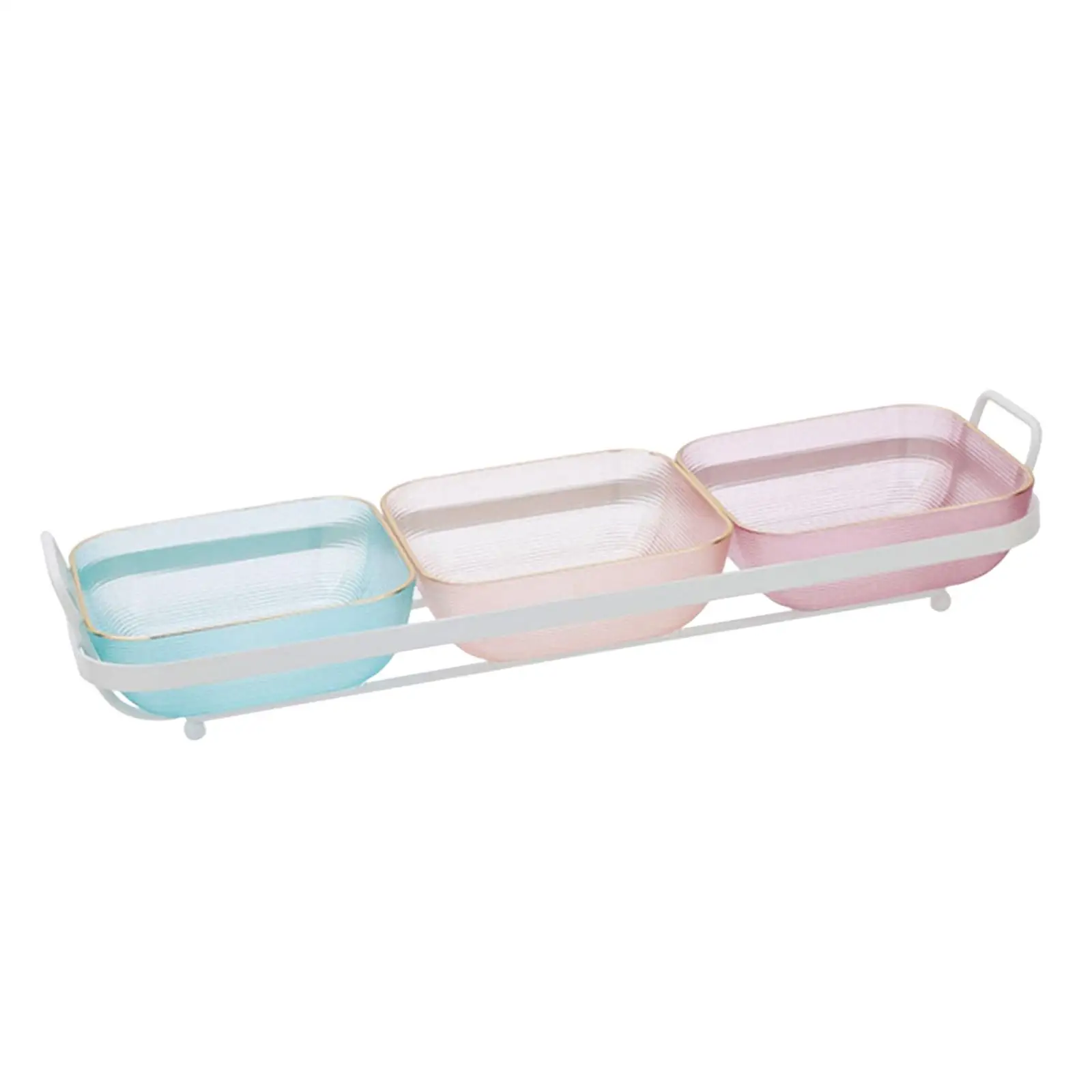 Candy Serving Tray Condiment Container Appetizer Snack Tray Dish Plate Dessert Plate Platter for Kitchen Hotel Home Party