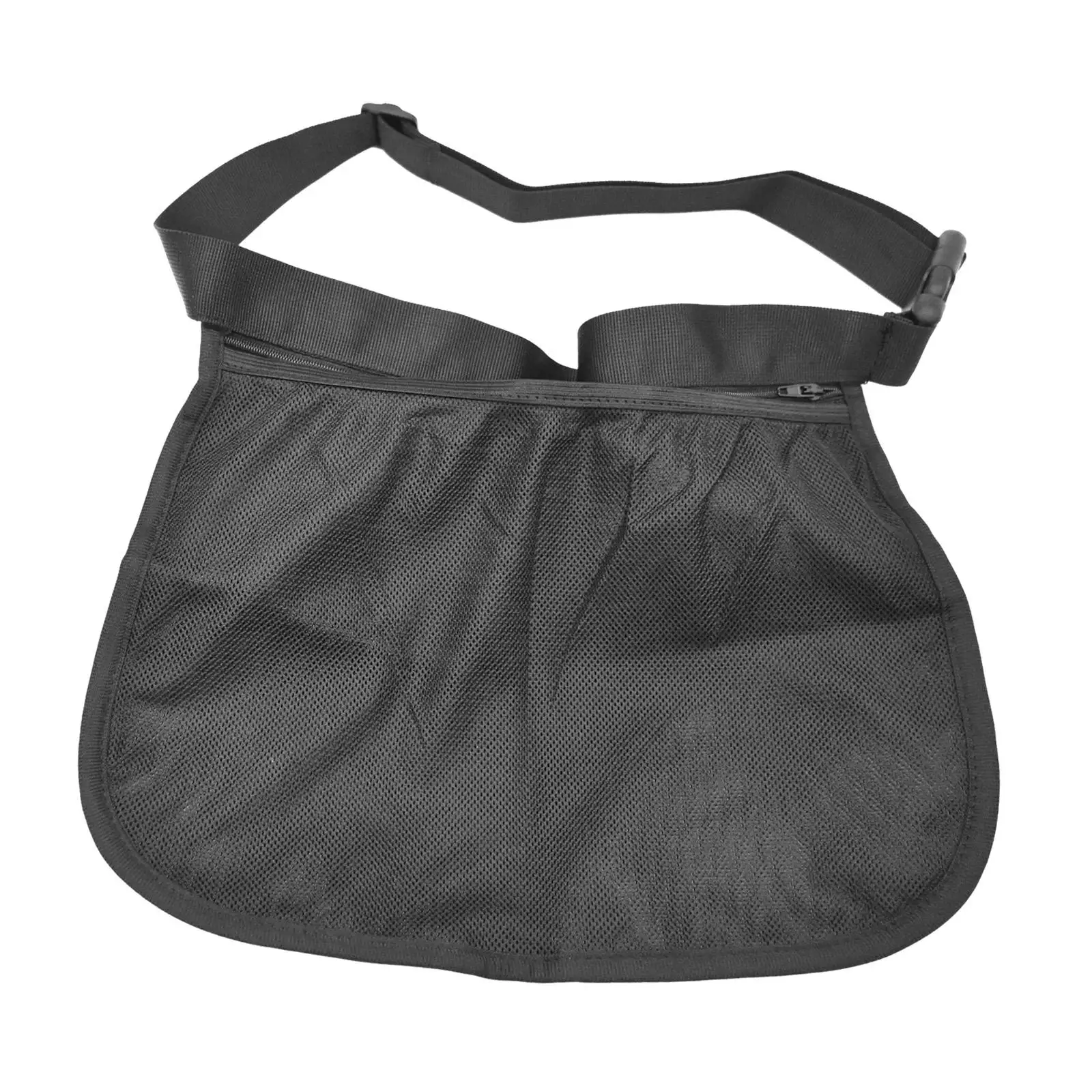 Black Tennis Ball Holder Waist Hip Bag Outdoor Ball Storage Bag for Fitness Workout Exercise Storing Balls and Phones Women Men