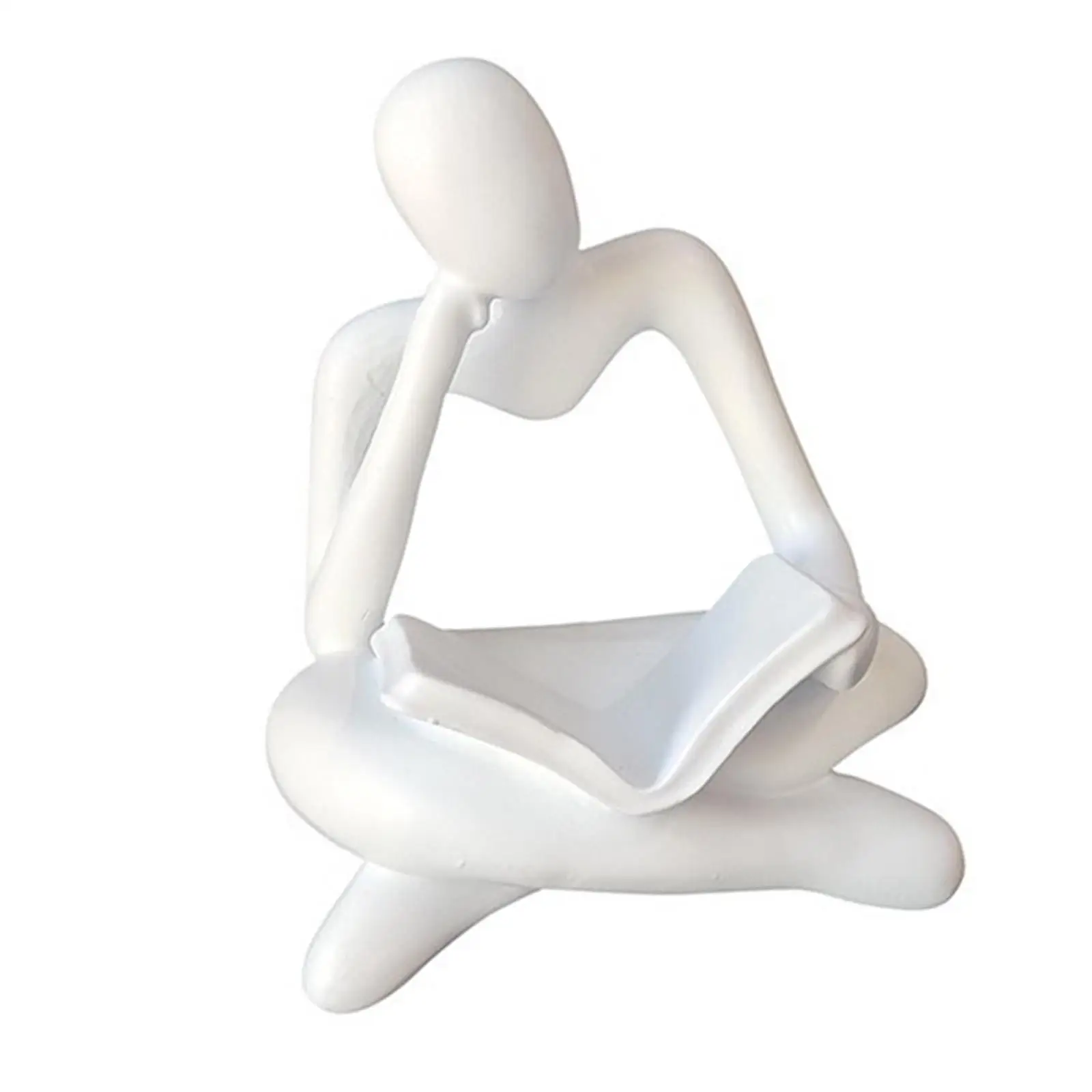 Abstract Thinker Statue Tabletop Collection Creative Craft for Decor Holiday