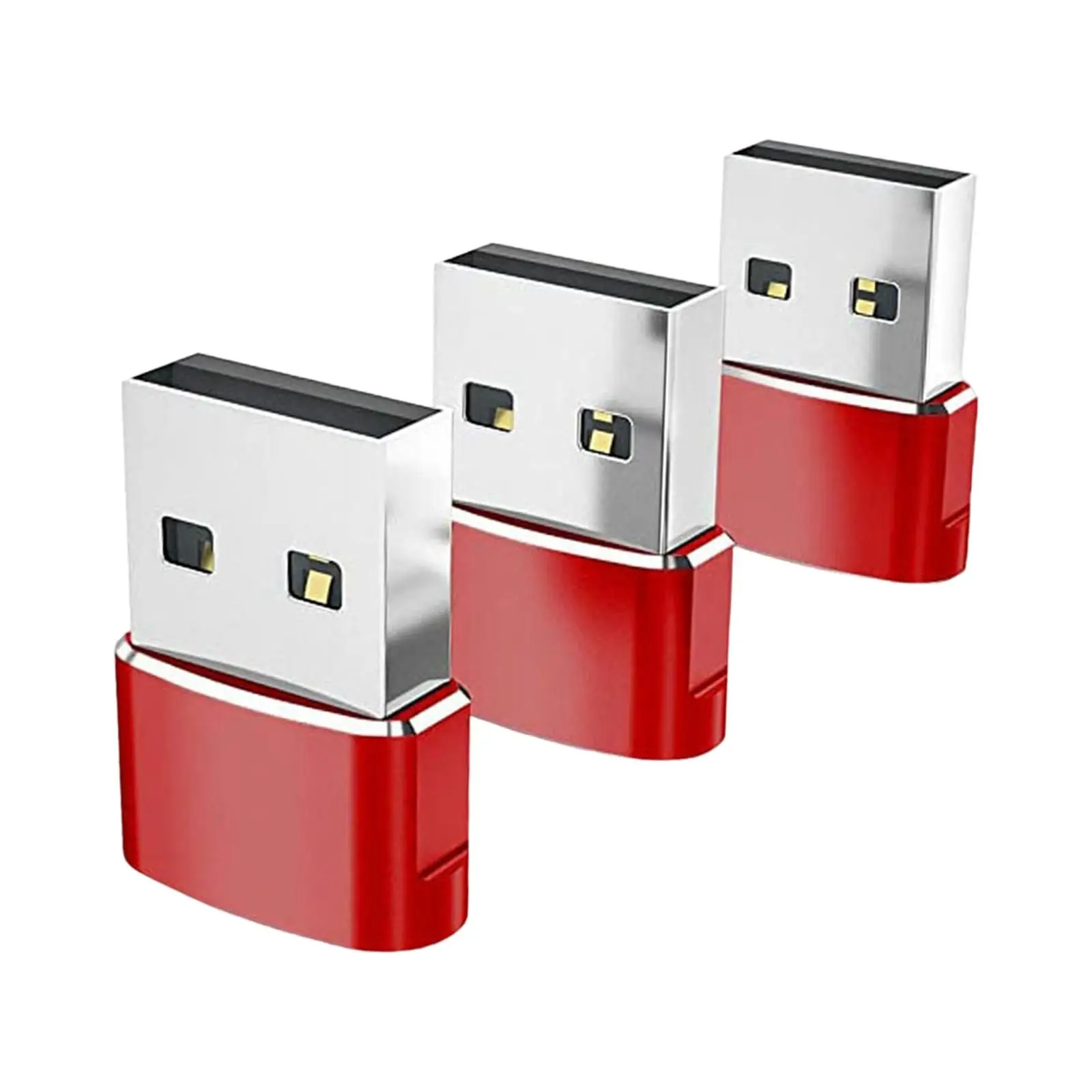 3x Universal Type-C 3.1 to USB 2.0 Adapter Fast Data Transfer for Computers Phones