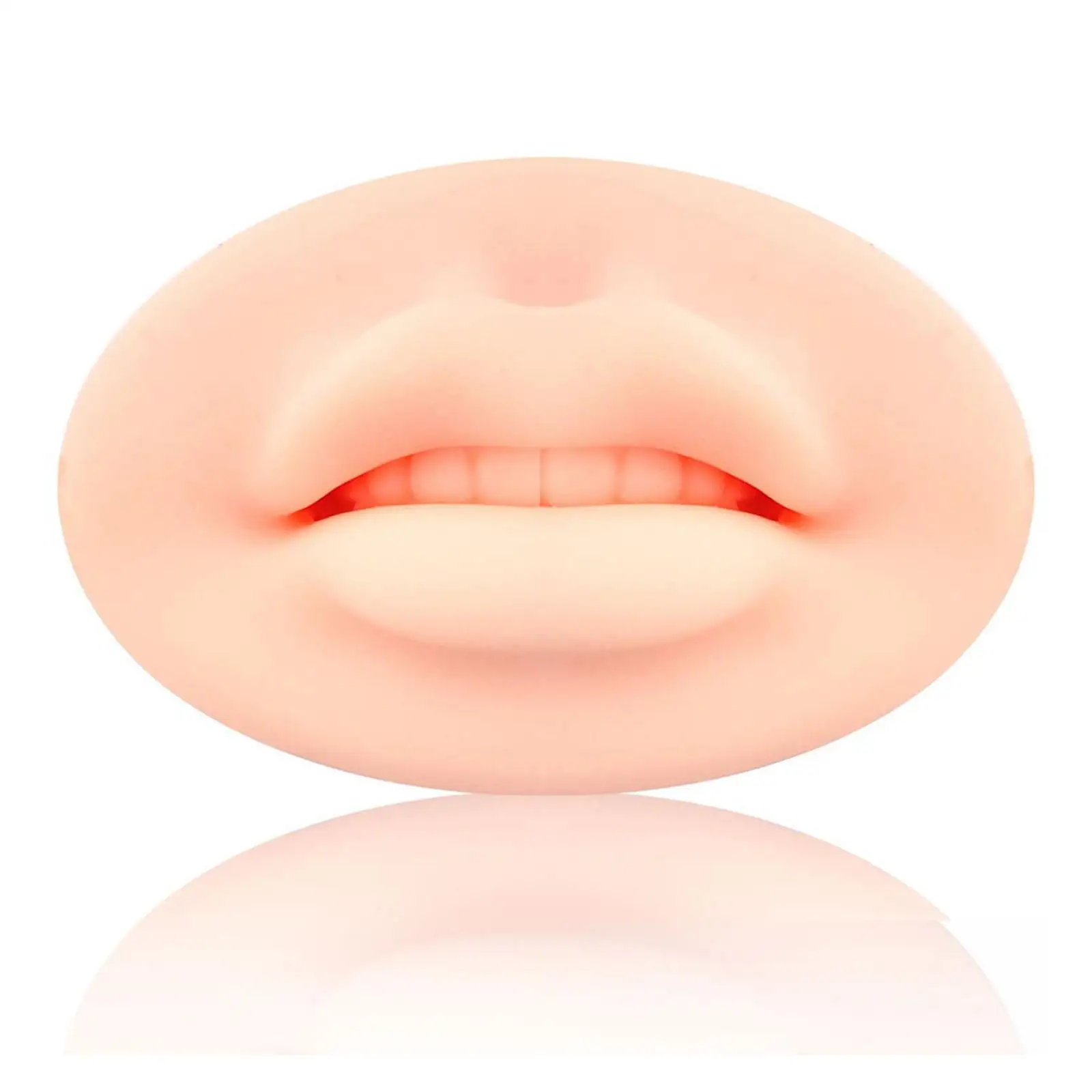 Silicone Lip Model Imitation 3D Permanent Makeup Training Face Mold for Delicate Texture