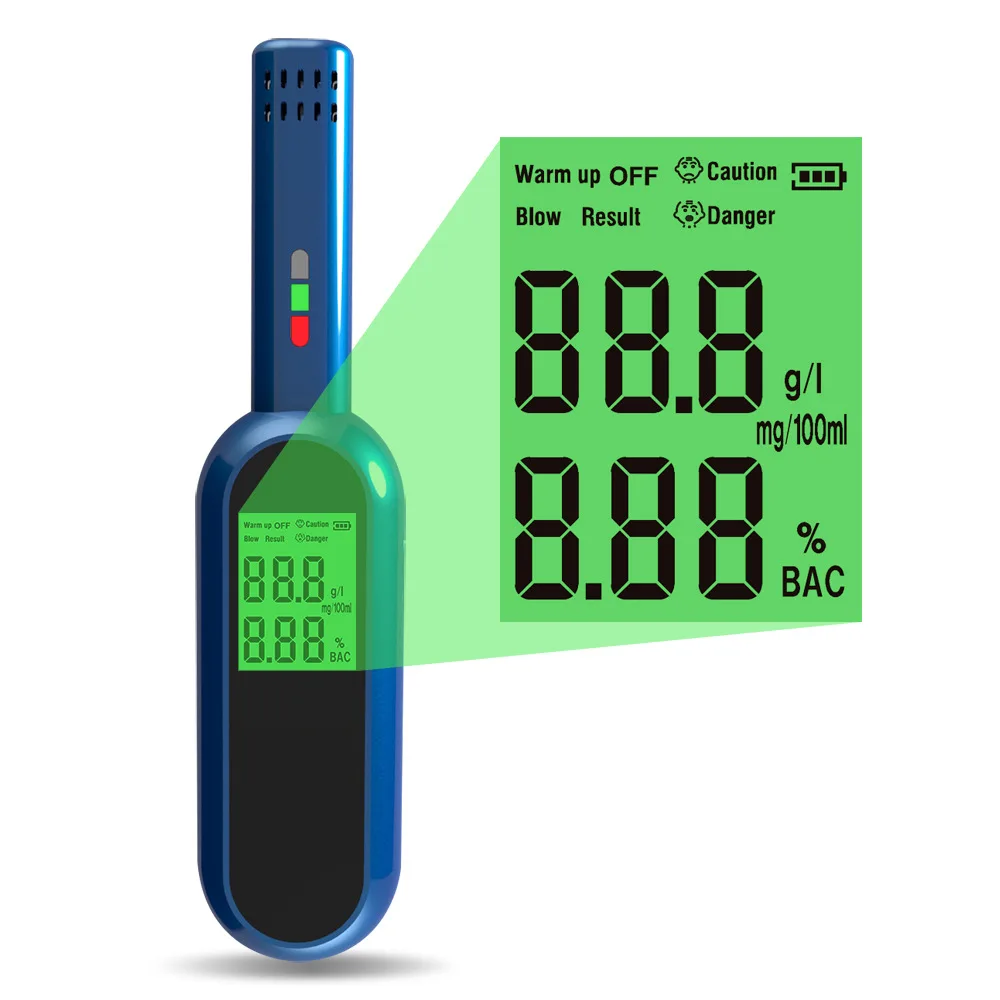 Verificador de álcool golpe álcool testador handheld