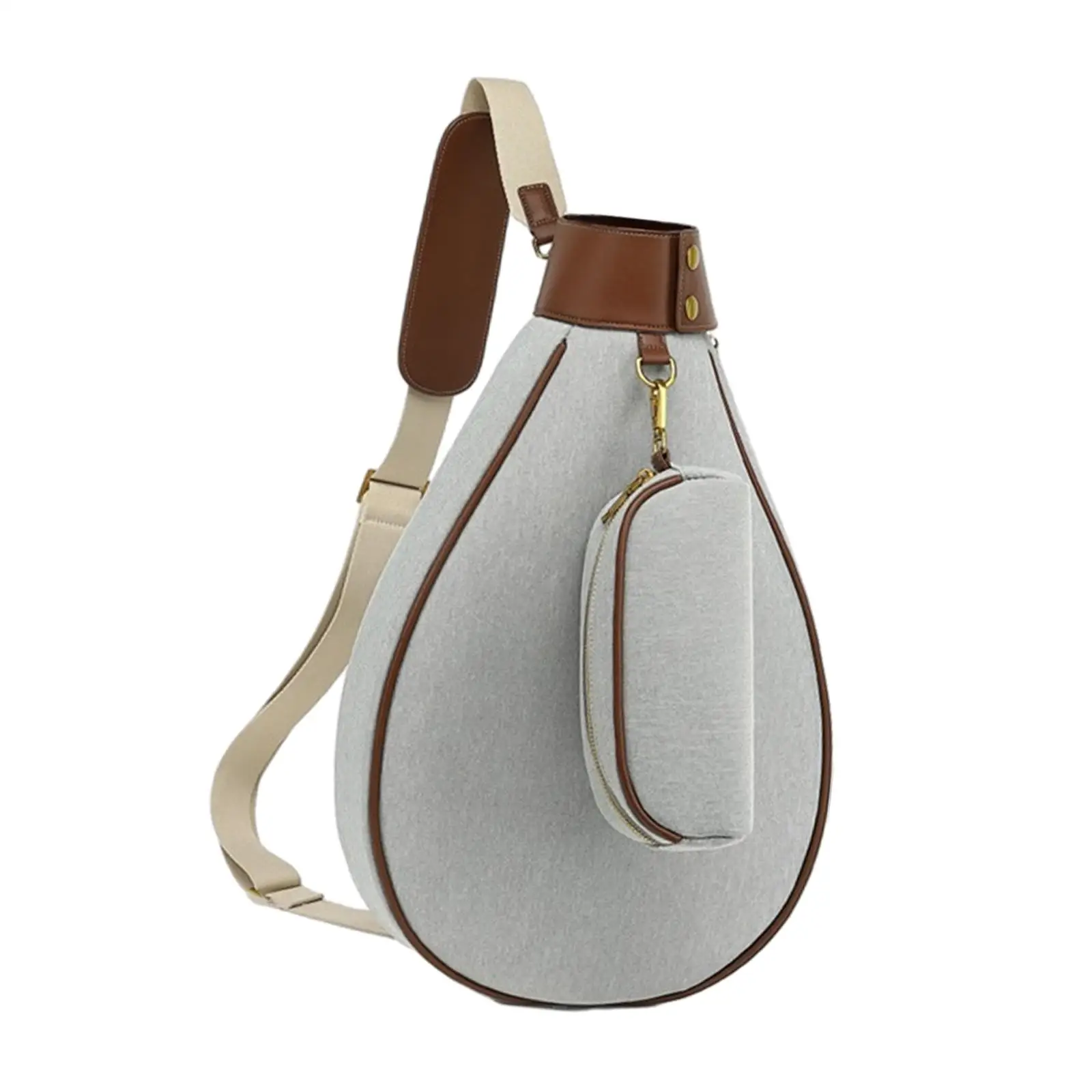 Tennis Bag Durable Shoulder Bag Carrier Versatile Badminton Racquet Bag for Tennis Racket, Pickleball Paddles, Badminton Racquet