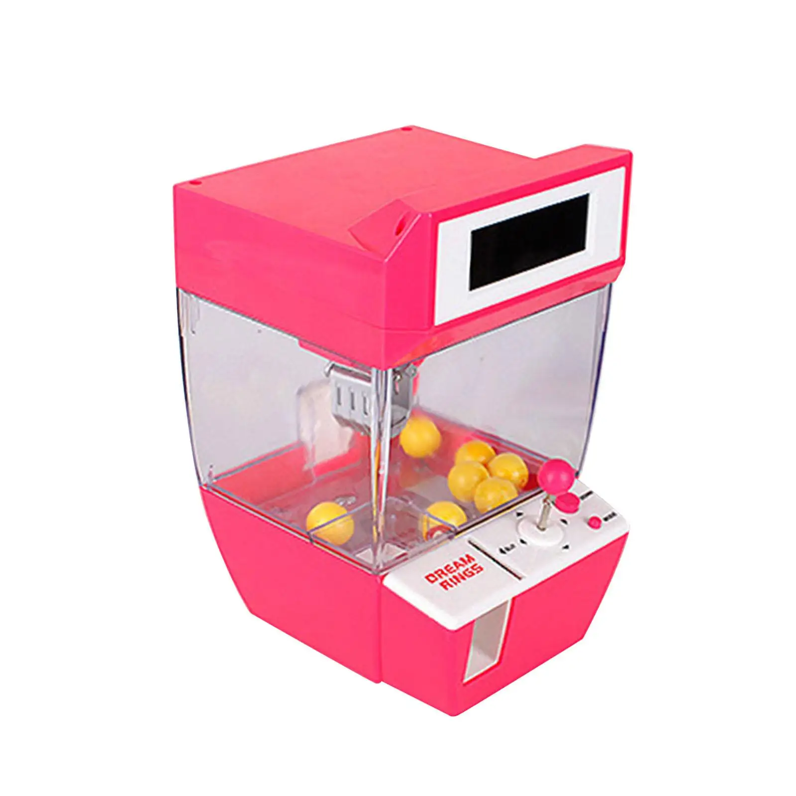 Mini Arcade Claw Machine for Kids Birthday Gift Alarm Clock and Games Modes Play Game Lightweight for Small Toys Small Reusable