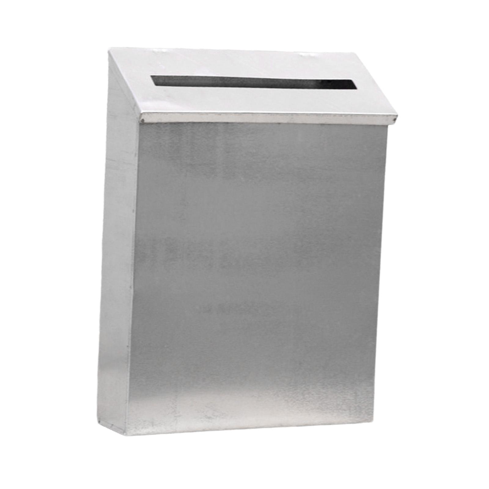 Description Picture 3 of itemWall Mount Mailbox, Large Capacity Mail Box, Metal Post Box, Mailboxes for Outside, 8.66''x2.36''x11.42''