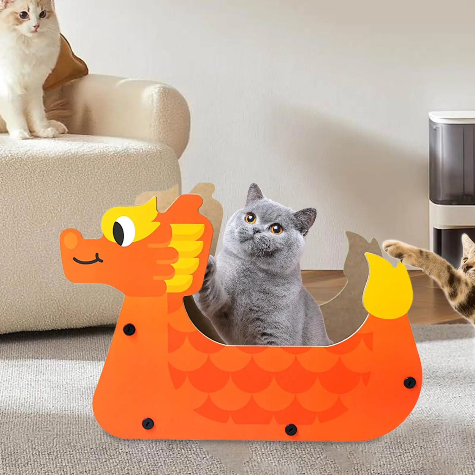 Cat Scratching Lounge Bed Furniture Protection Pet Supplies Cat Scratcher for Cats Scratching Grinding Claw Sleeping Playing