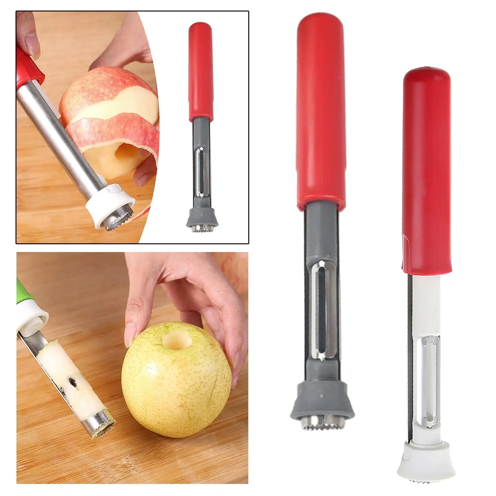 Apple Corer Cutter Premium with Comfortable Handle Portable Apple Core Extractor for Apple Fruit Baking Apples Pineapple Pears